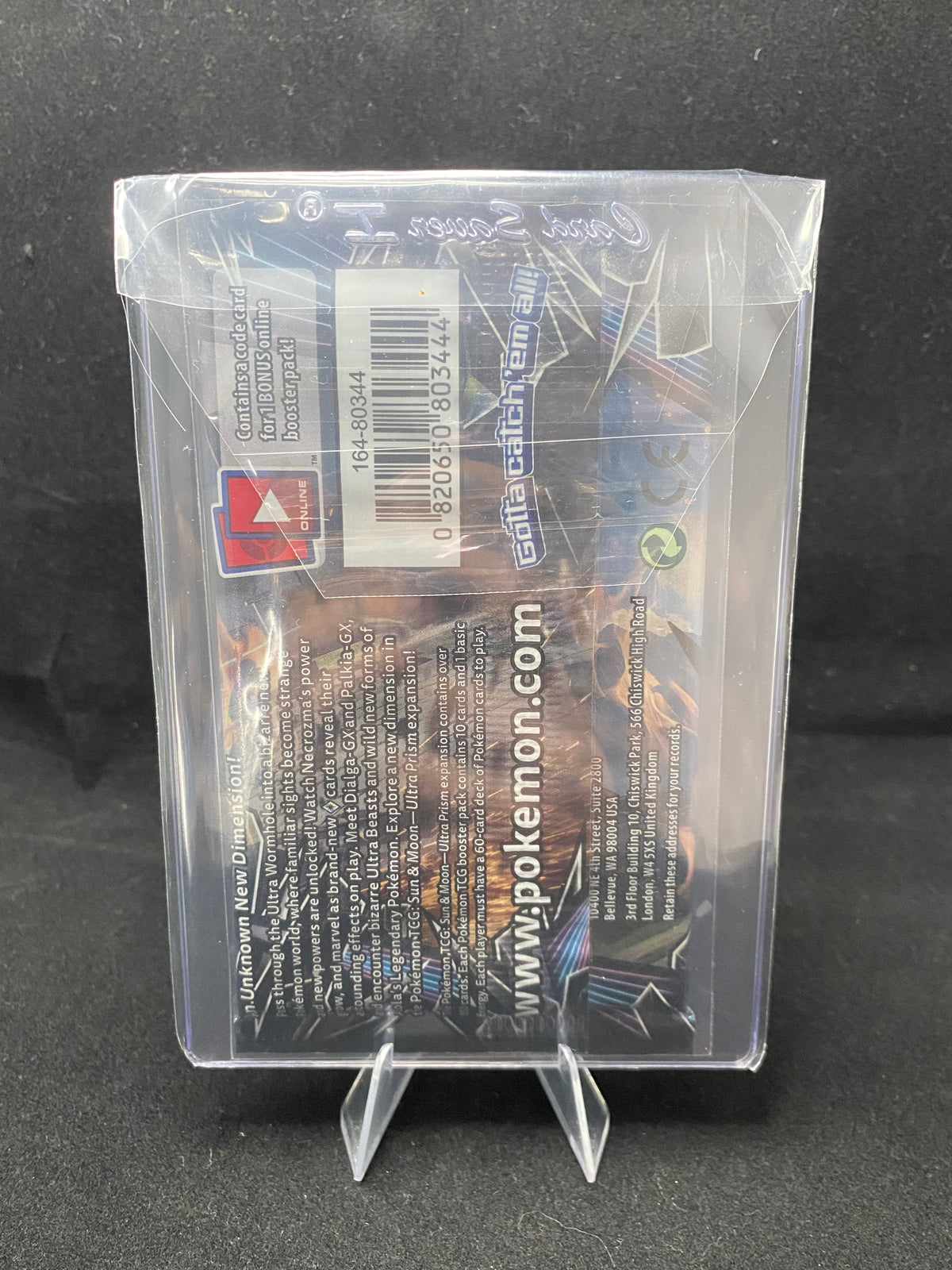 Pokémon - VINTAGE - SEALED - Sun & Moon Ultra Prizm - Dusk Mane Necrozma - Booster Pack