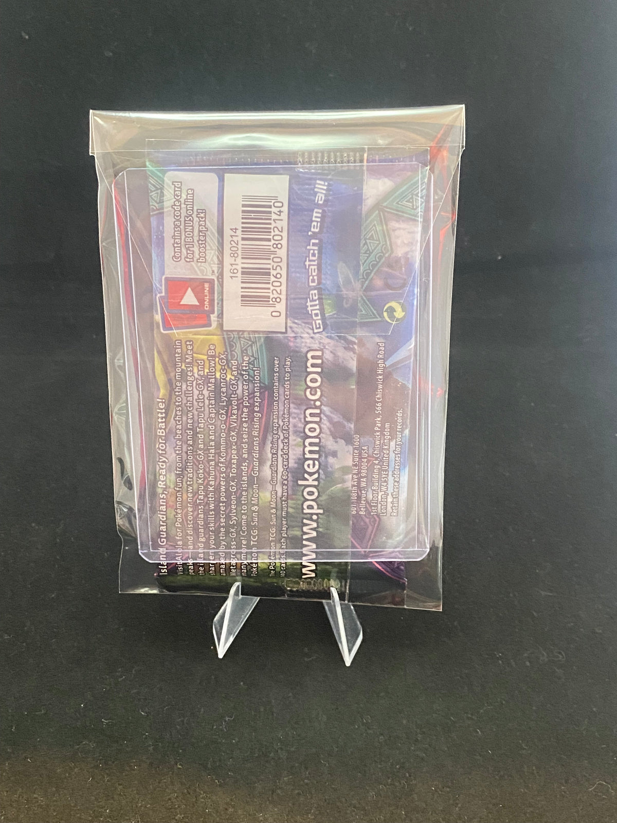 Pokémon - VINTAGE - SEALED - Sun & Moon Guardians Rising - Tapu Koko -Booster Pack
