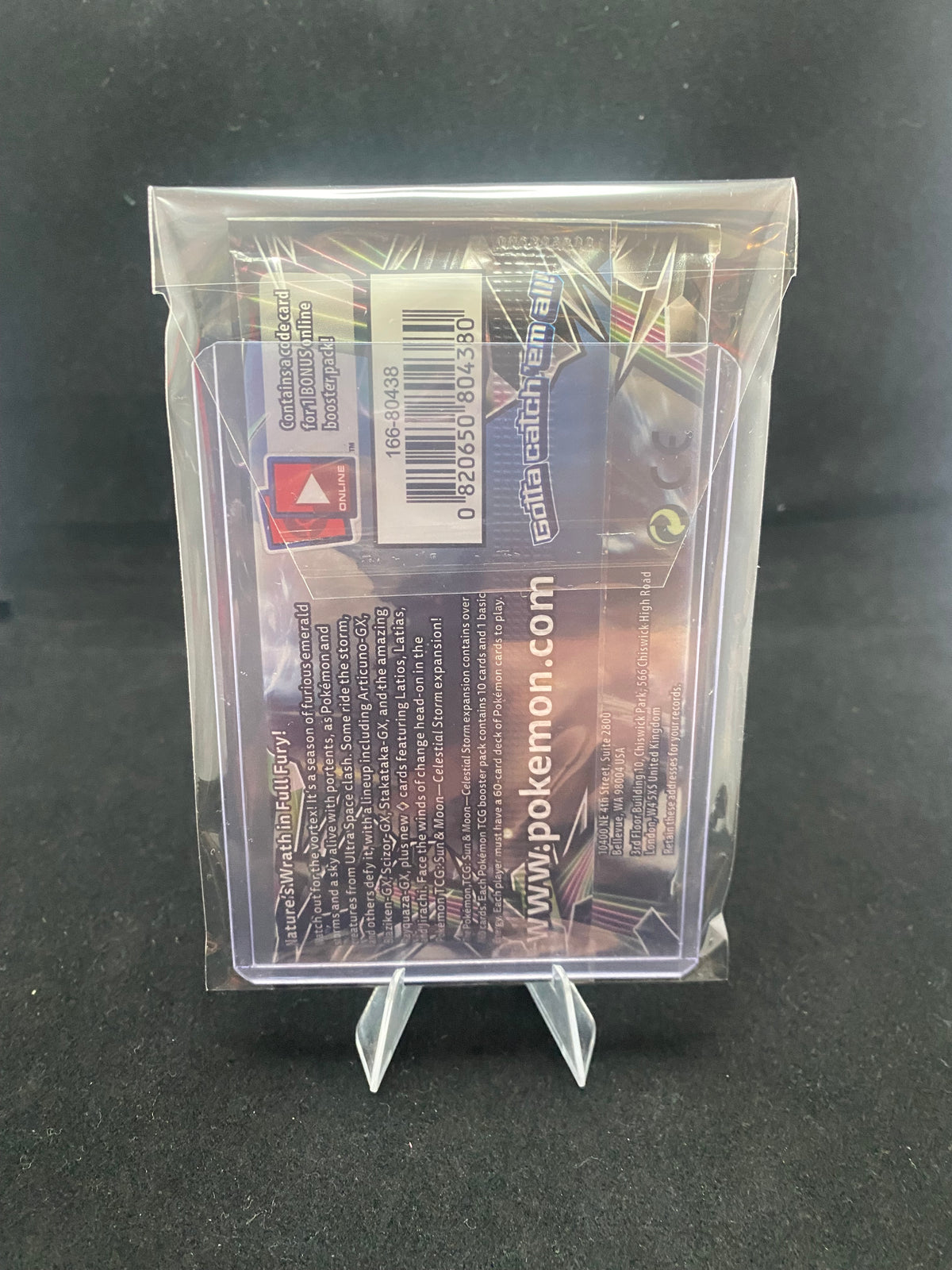 Pokémon - VINTAGE - SEALED - Sun & Moon Celestial Storm - Rayquaza -Booster Pack