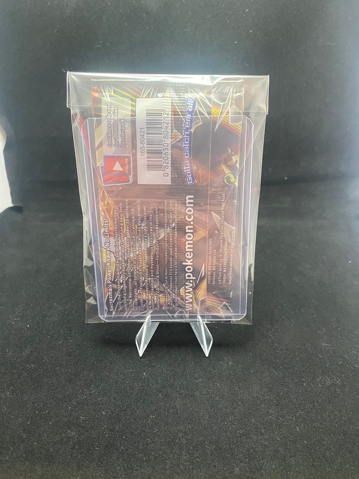 Pokémon - VINTAGE - SEALED - Sun & Moon Forbidden Light - Ultra Necrozma  -Booster Pack