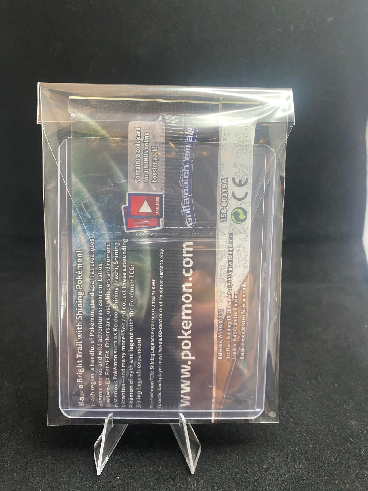 Pokémon - VINTAGE - SEALED - Shining Legends - Genesect - Booster Pack