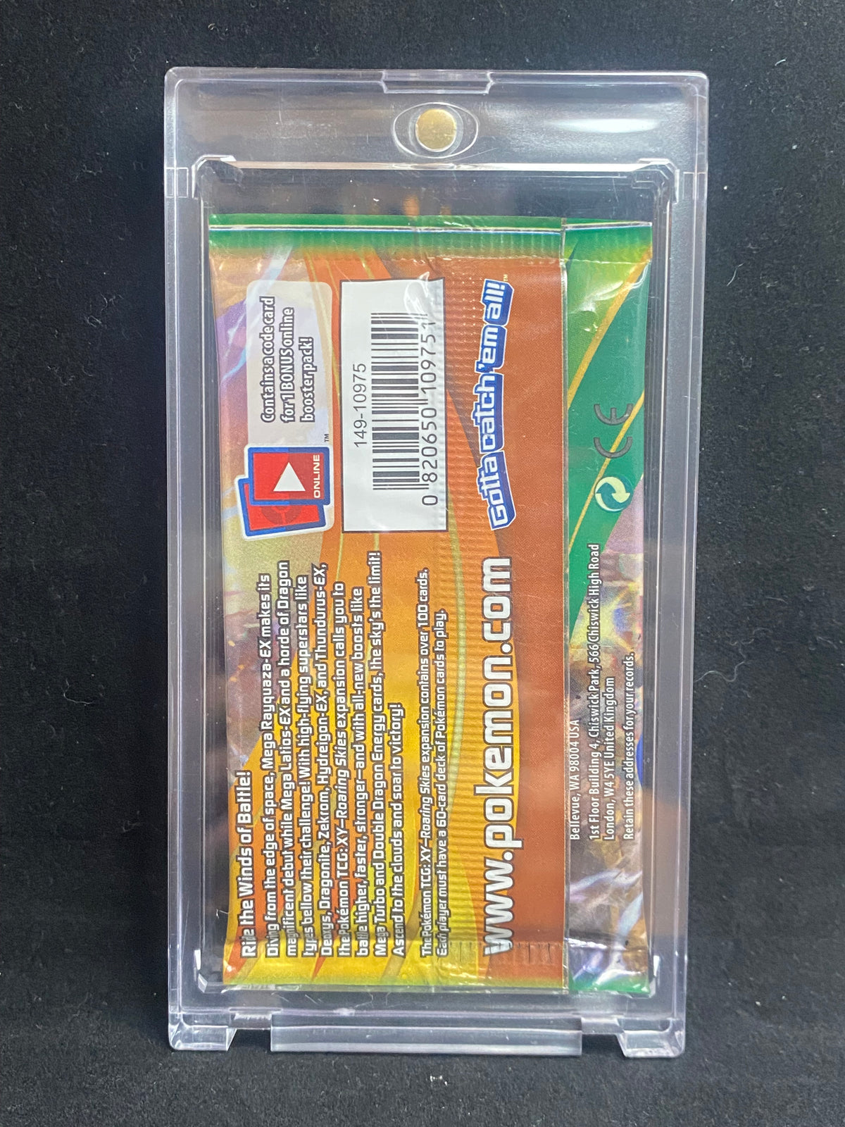 Pokémon - VINTAGE - SEALED - XY Roaring Skies - Booster Pack