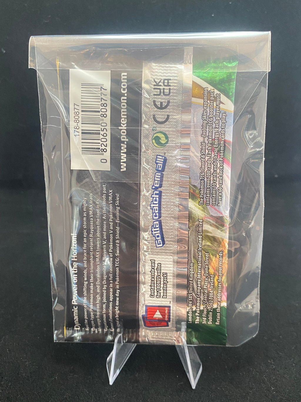Pokémon - VINTAGE - SEALED - Sword and Shield Darkness Ablaze - Booster Pack