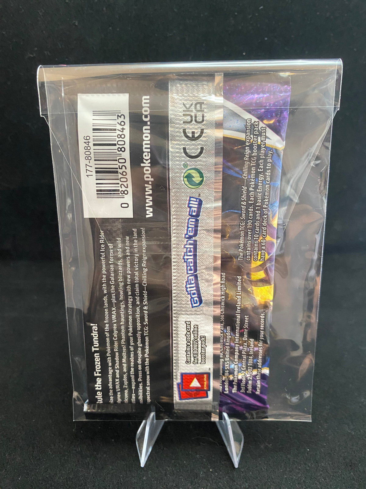 Pokémon - VINTAGE - SEALED - Sword and Shield Chilling Reign - Booster Pack