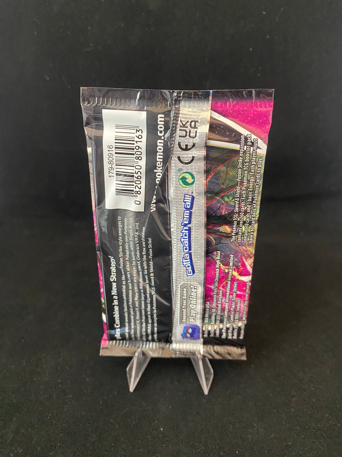 Pokémon - VINTAGE - SEALED - Sword and Shield Fusion Strike - Gigantamax Gengar - Booster Pack