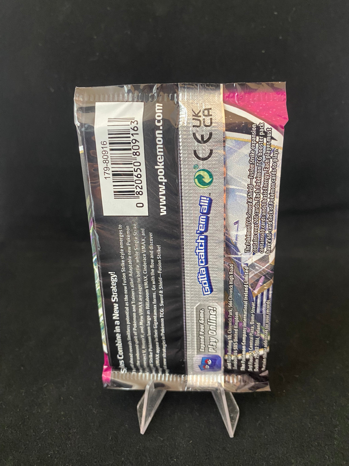 Pokémon - VINTAGE - SEALED - Sword and Shield Fusion Strike - Genesect - Booster Pack