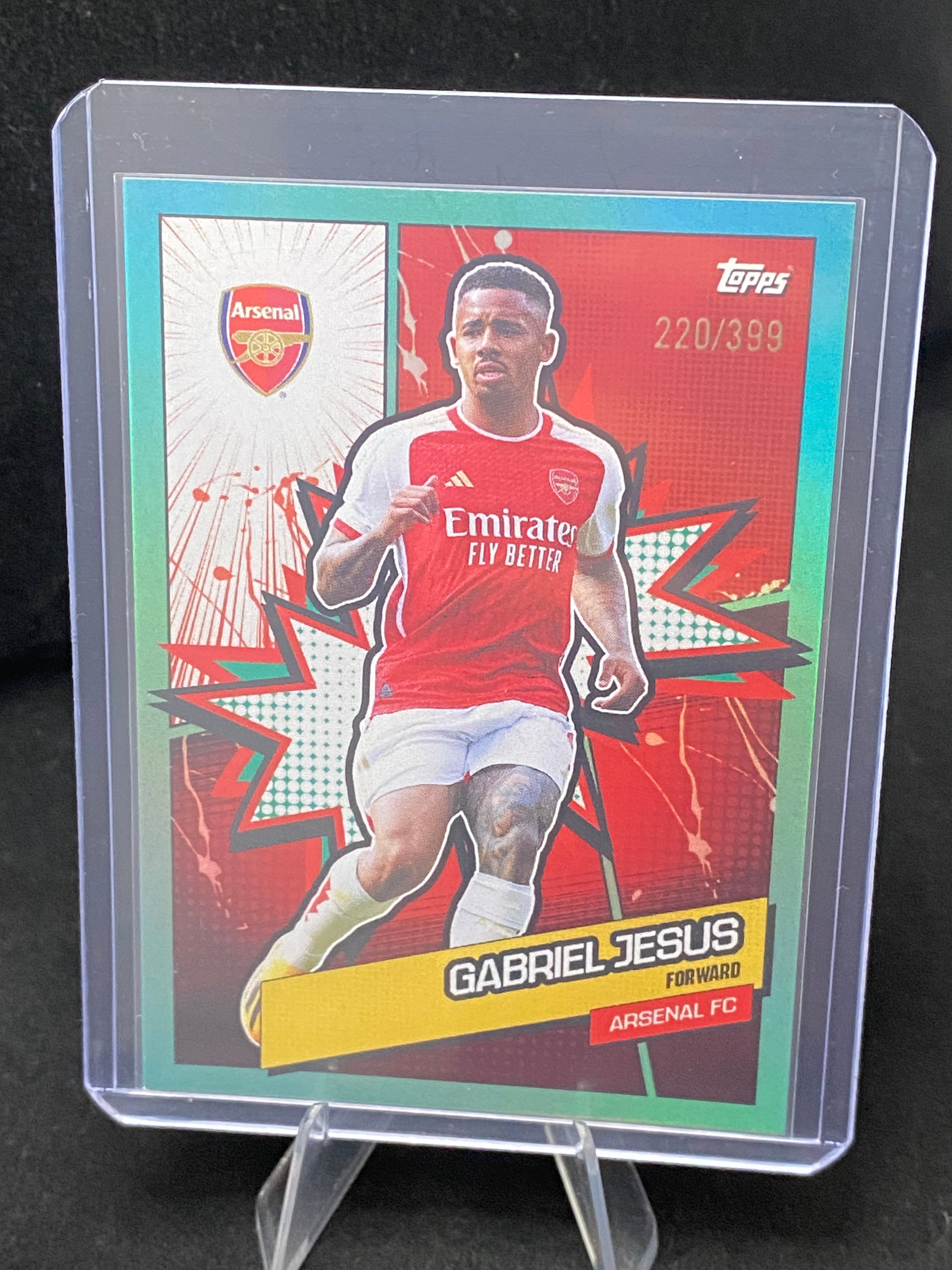Topps Arsenal FC 2023 - Gabriel Jesus - 220/399 - AFCH-6 - Insert