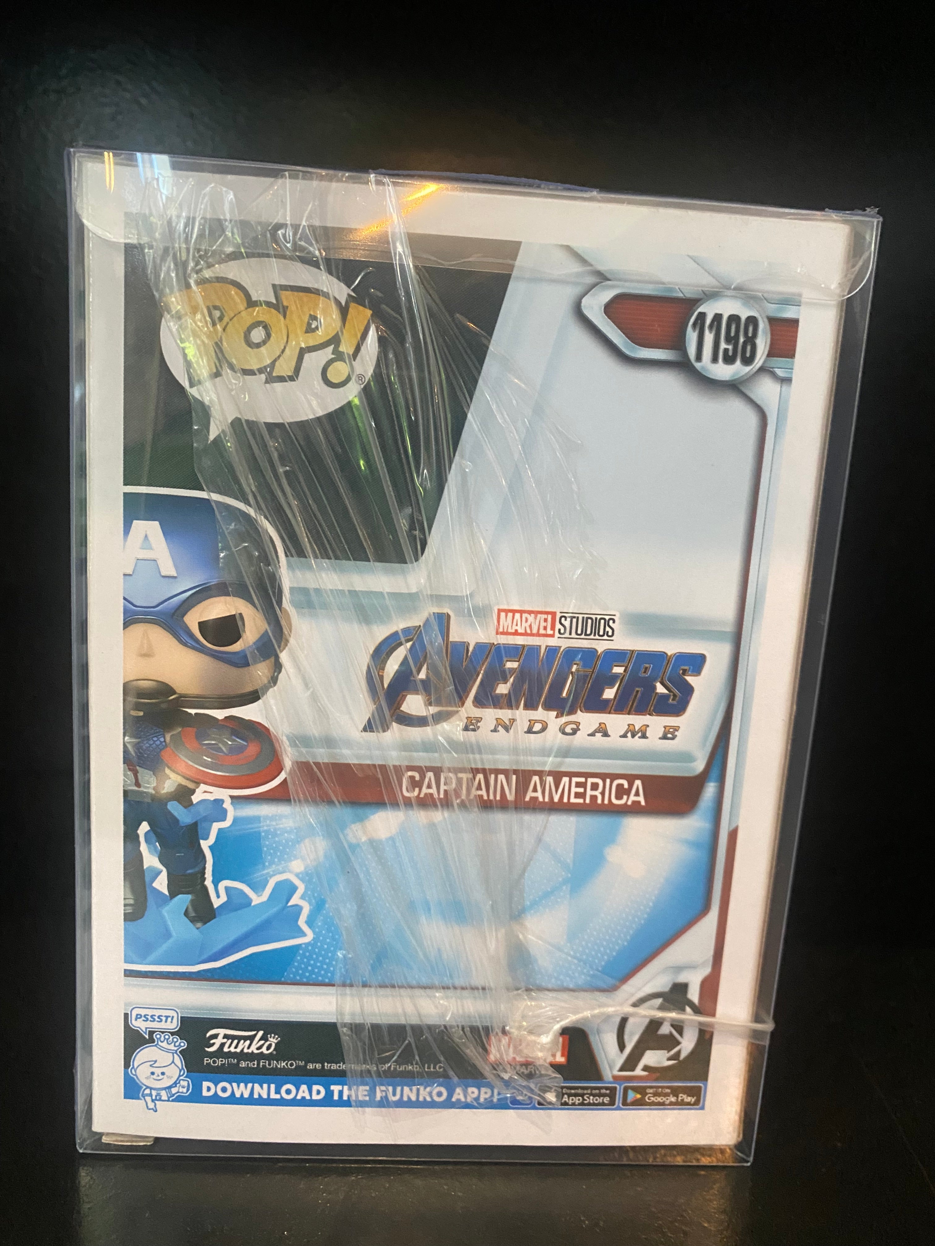 Funko Pop - Marvel Avengers Endgame - Captain America - Special Edition - Glow In The Dark - 1198