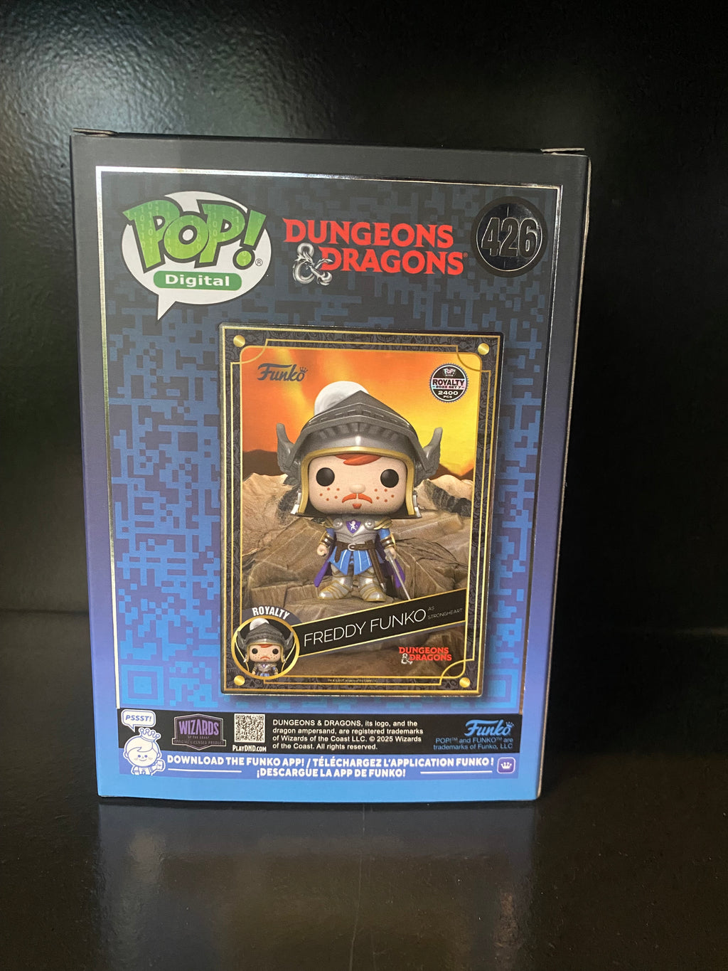 Funko Pop Digital - Dungeons and Dragons - Freddy Funko as Strongheart - Royalty 2026 Set 7 - 1383 PCS - 426