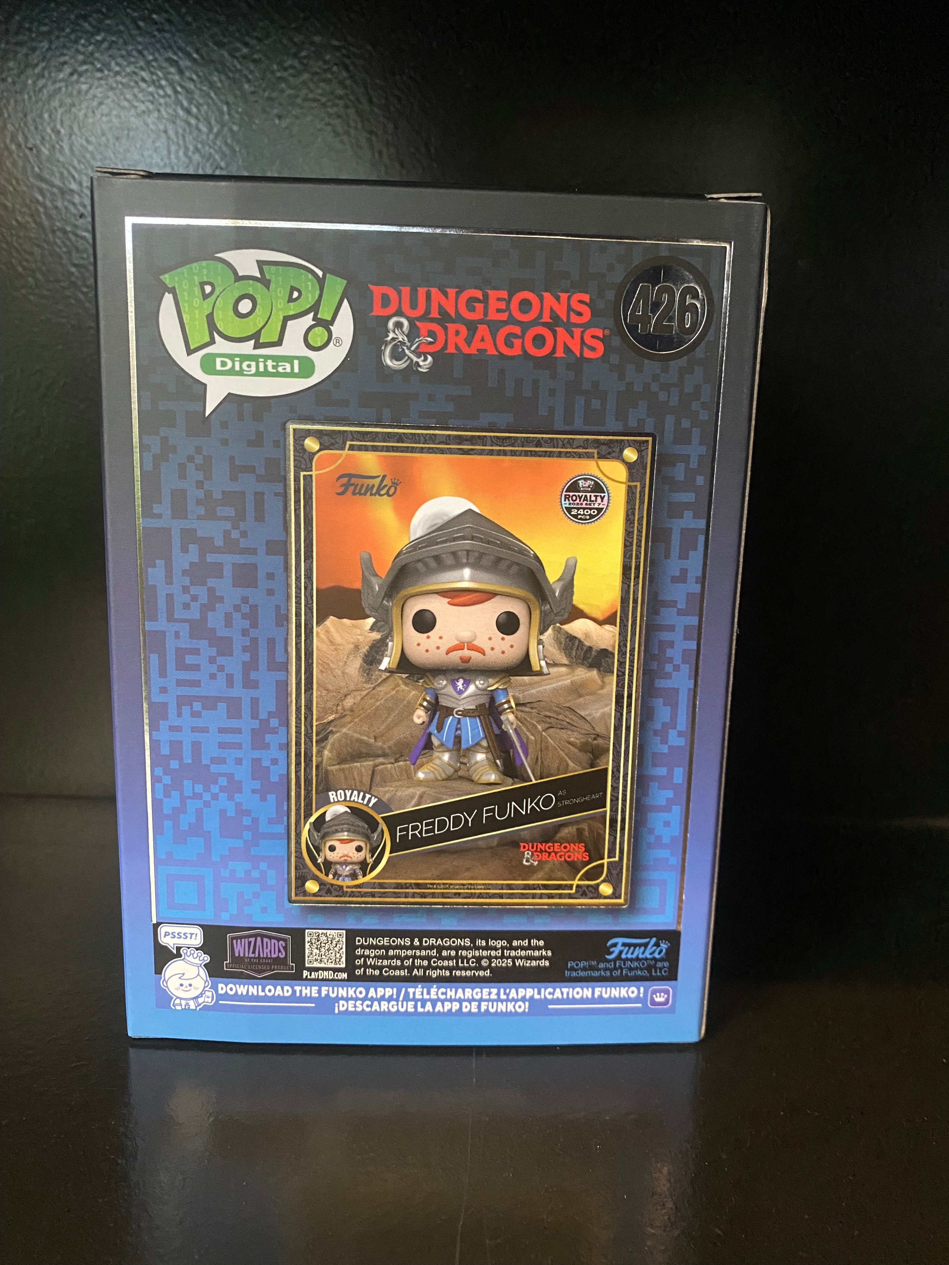Funko Pop Digital - Dungeons and Dragons - Freddy Funko as Strongheart - Royalty 2026 Set 7 - 1383 PCS - 426