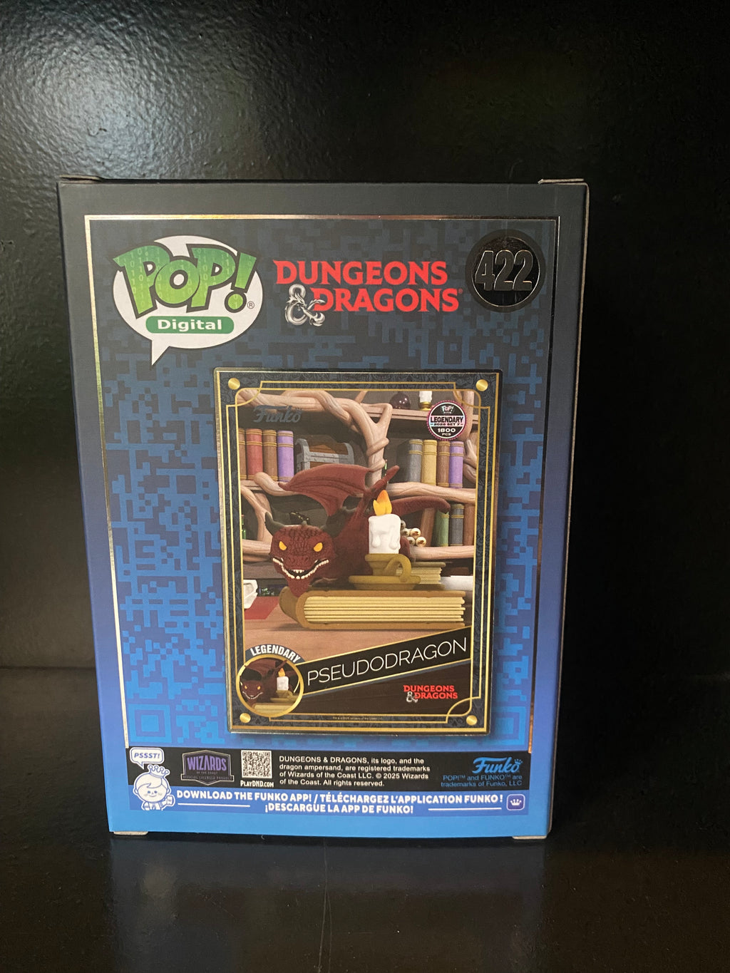Funko Pop Digital - Dungeons and Dragons - Pseudodragon - Legendary 2026 Set 7 - 1324 PCS - 422