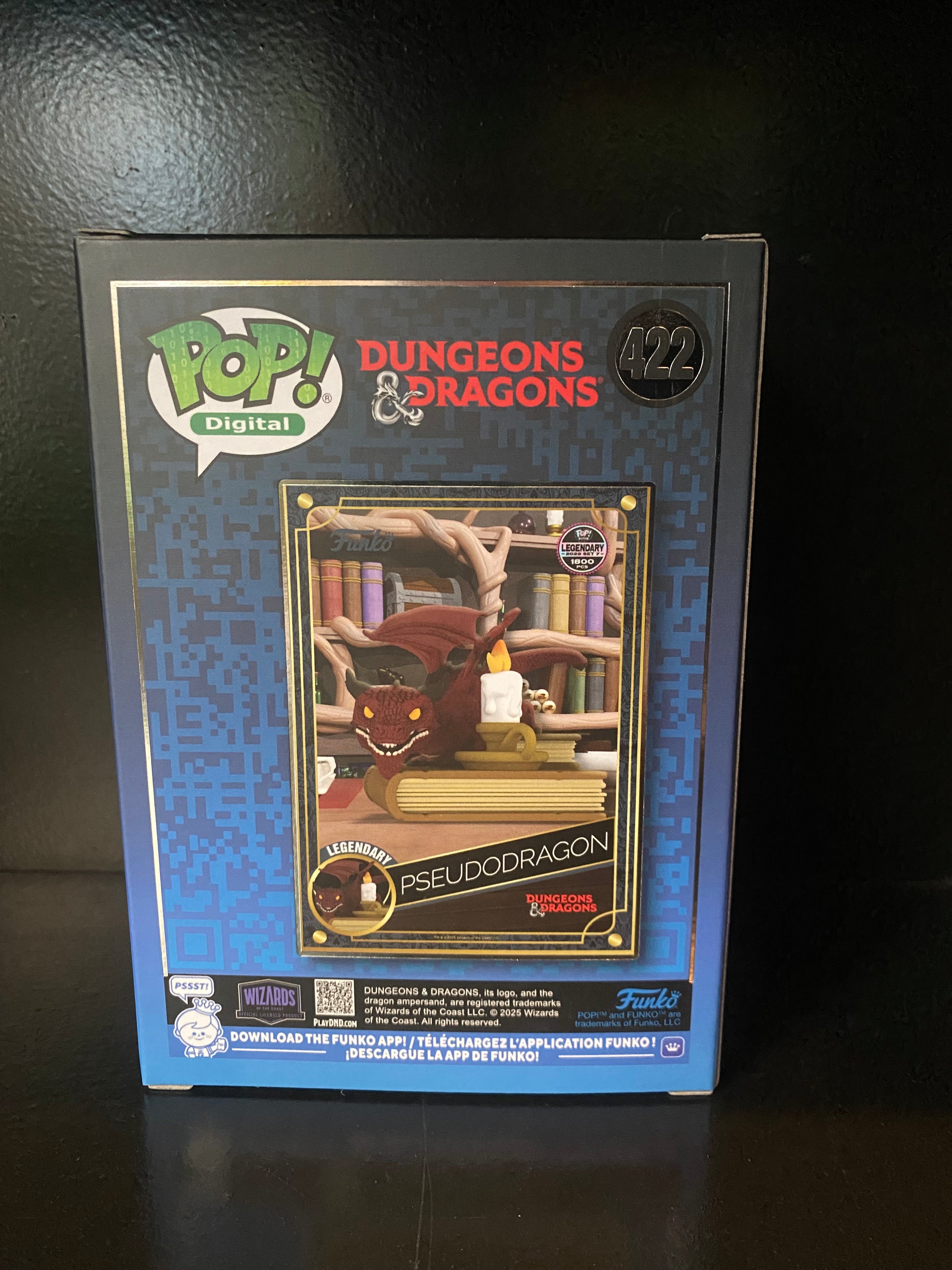 Funko Pop Digital - Dungeons and Dragons - Pseudodragon - Legendary 2026 Set 7 - 1324 PCS - 422