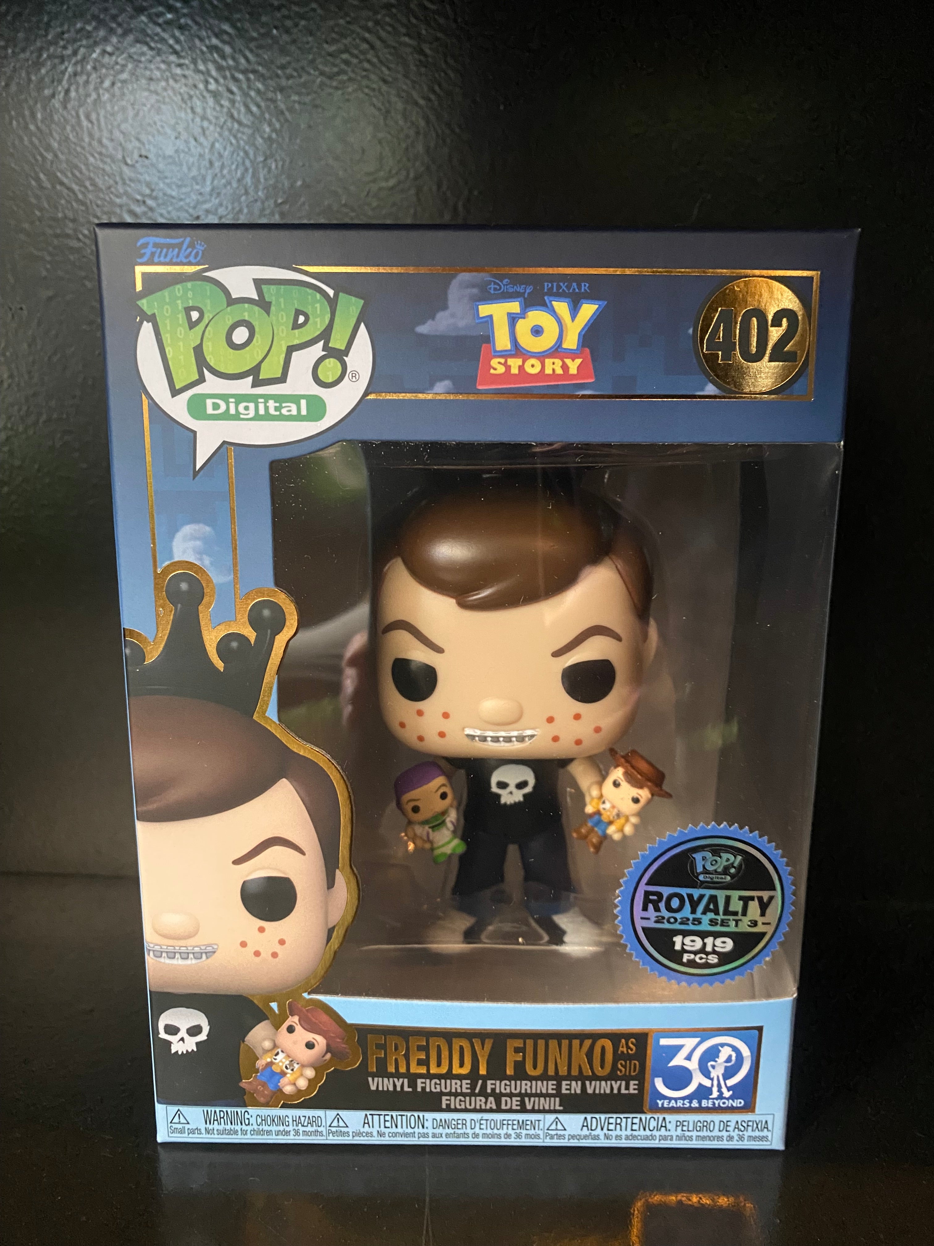 Funko Pop Digital - Toy Story - Freddy Funko as Sid - Royalty 2025 Set 3 - 1919 PCS - 402