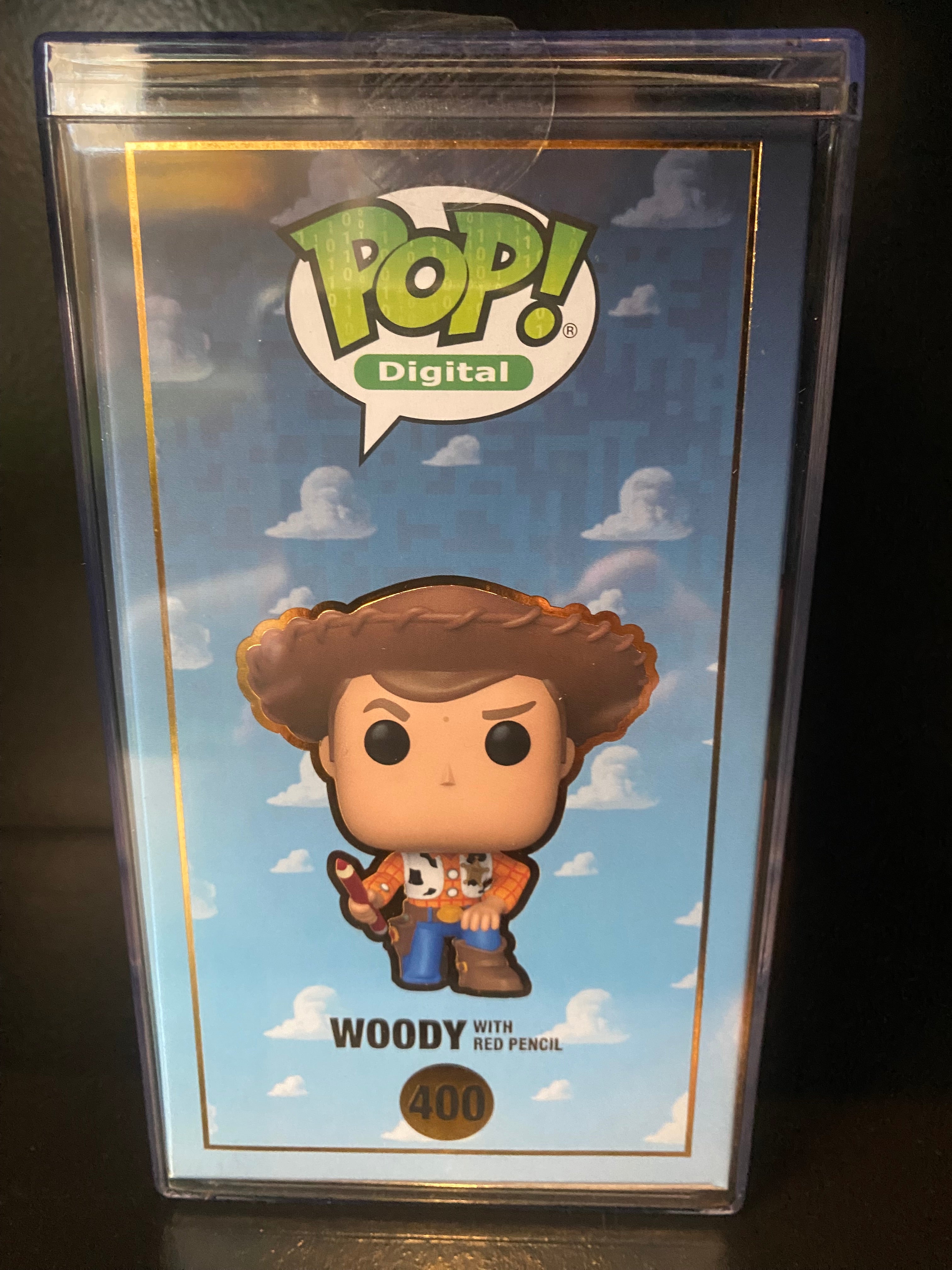 Funko Pop Digital - Toy Story - Woody with Red Pencil - Legendary 2025 Set 3 - 1839 PCS - 400