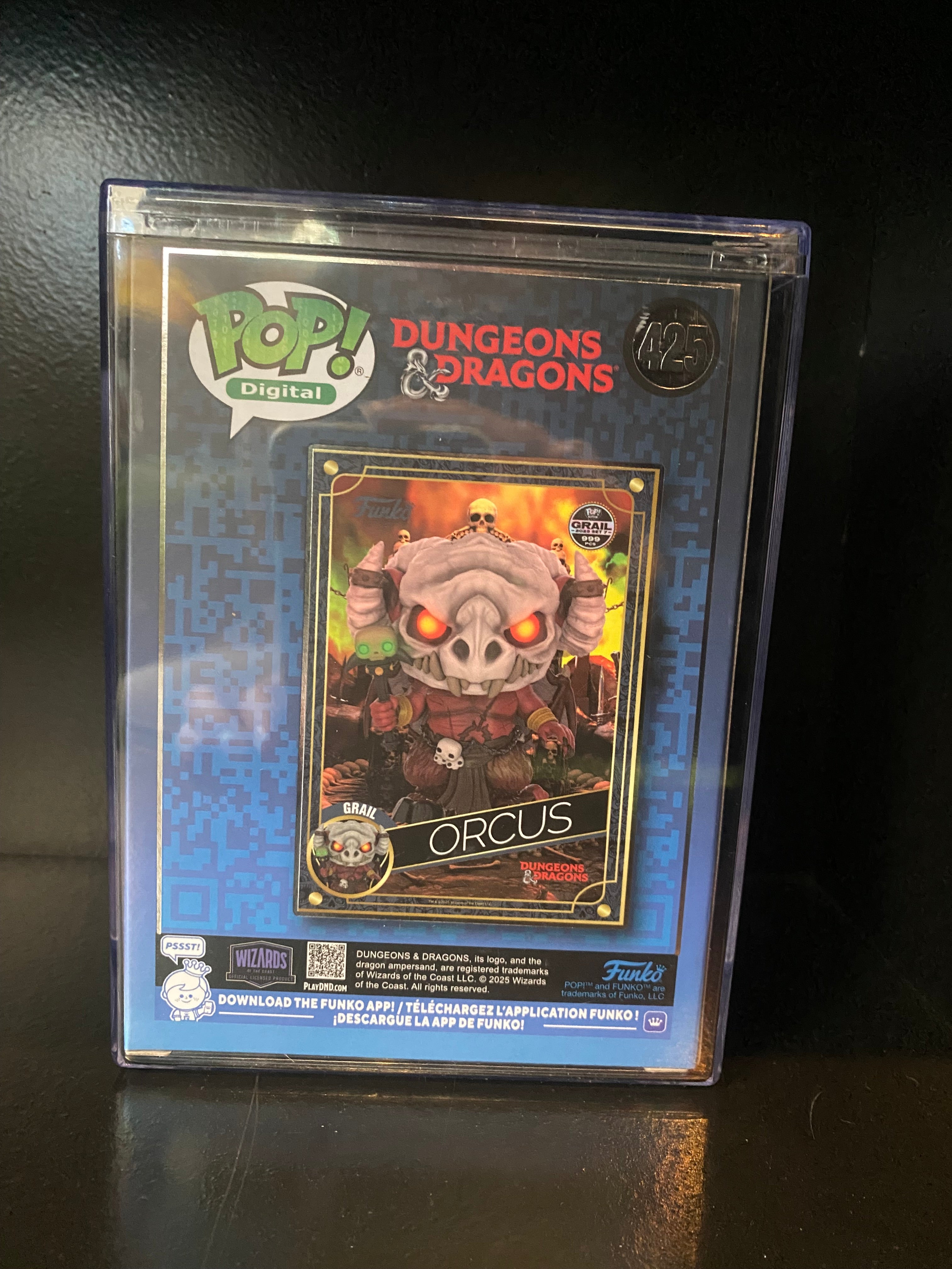 Funko Pop Digital - Dungeons and Dragons - Orcus -Glow In The Dark - Grail 2026 Set 7 - 716 PCS - 425
