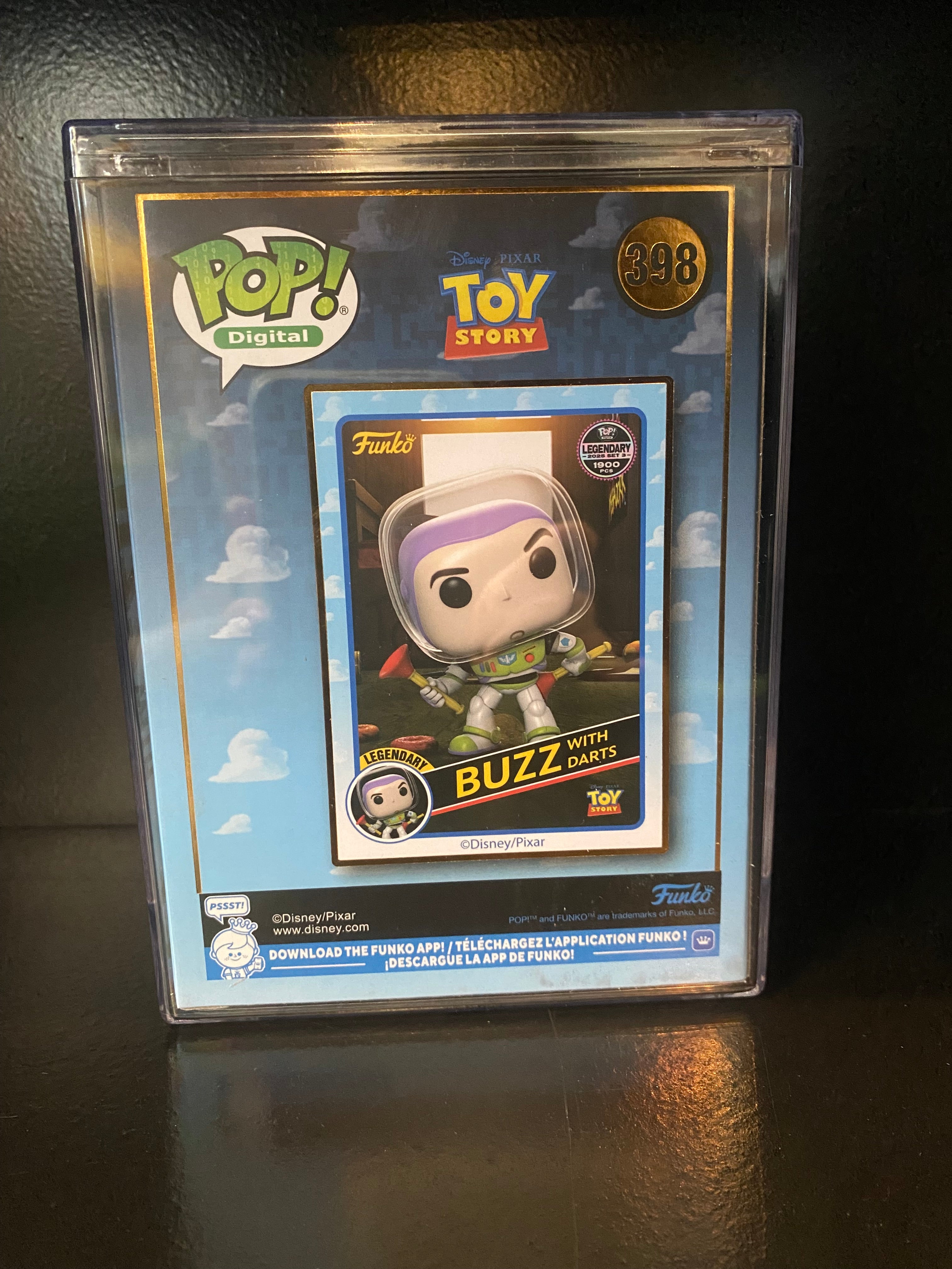 Funko Pop Digital - Toy Story - Buzz with Darts - Legendary 2025 Set 3 - 1850 PCS - 398