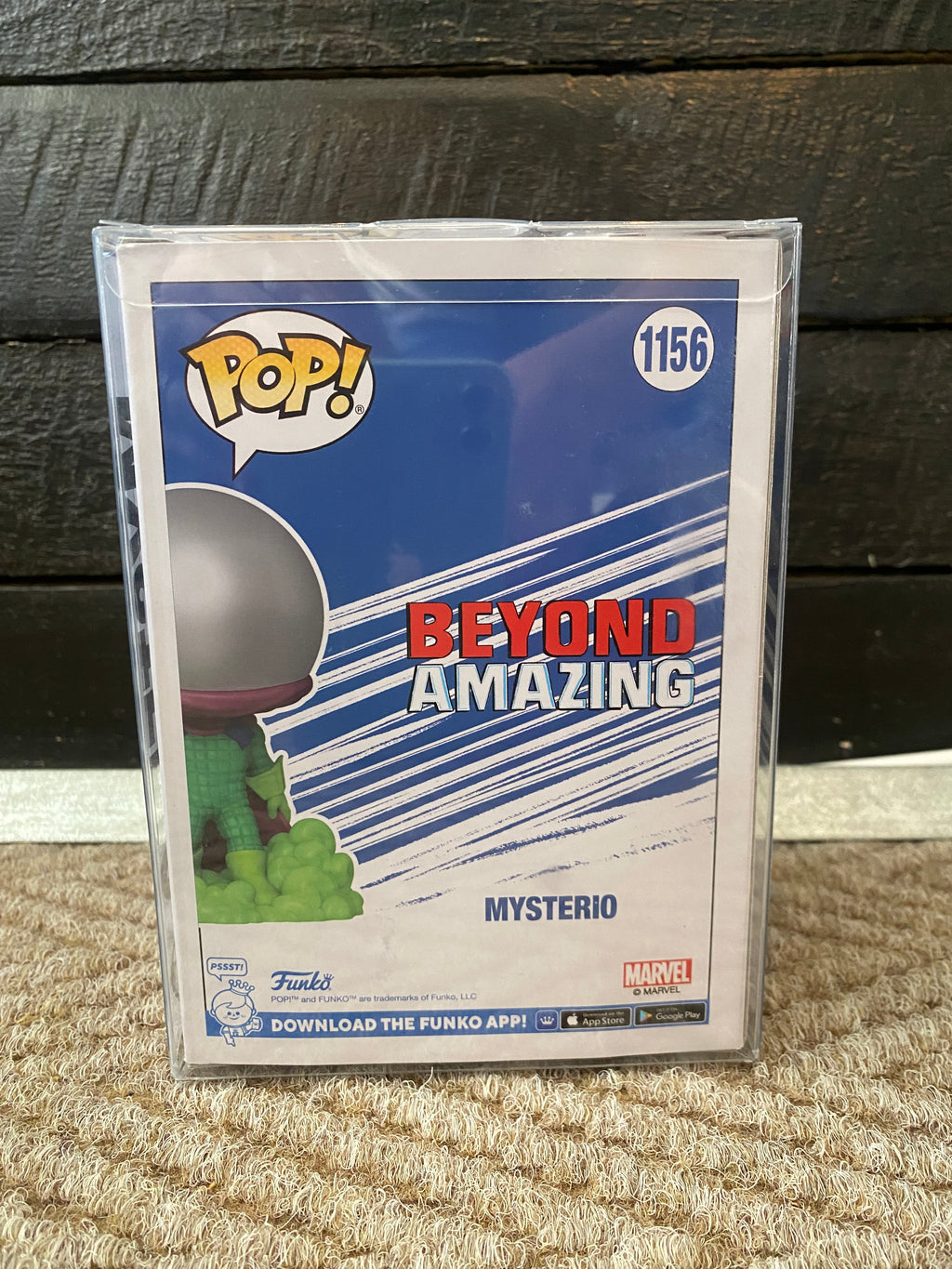 Funko Pop Marvel - Mysterio - Glow In The Dark - Entertainment Earth Exclusive Limited Edition - 1156