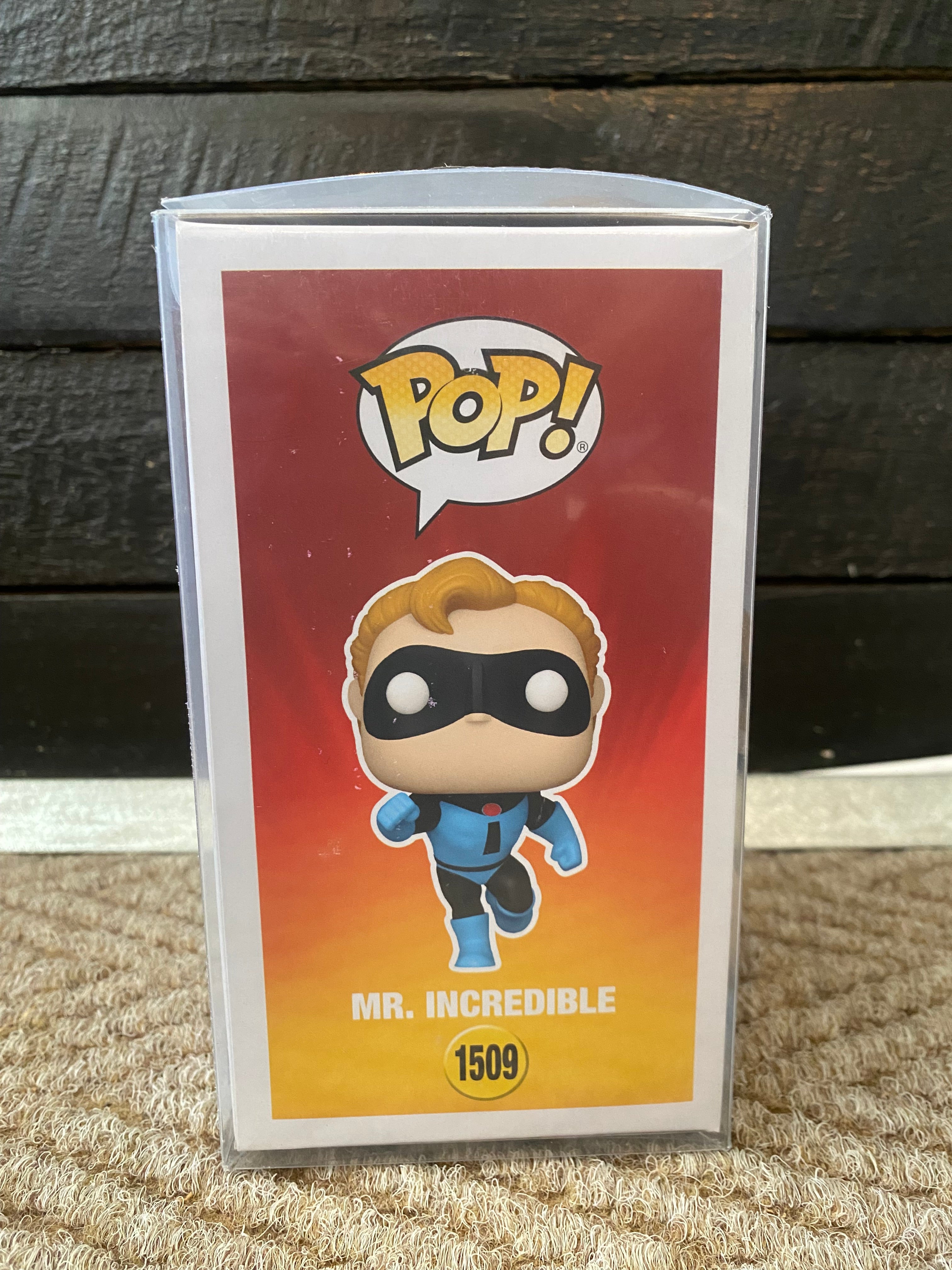 Funko Pop - The Incredibles - Mr Incredible - Signed by Jeff Bergman - Certified - 1509