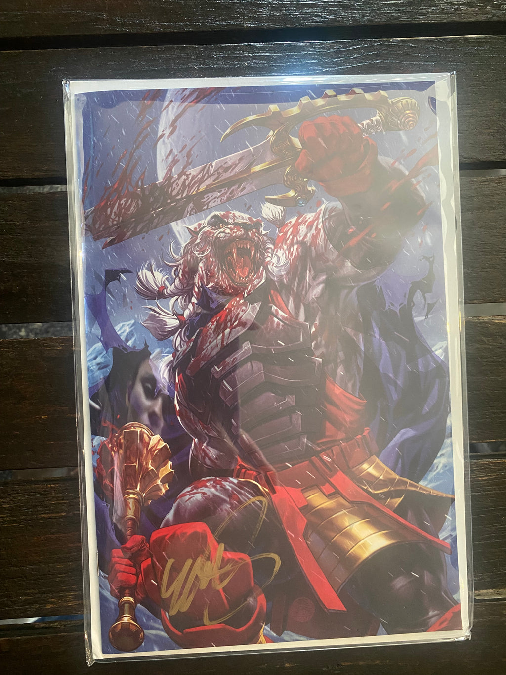 Invincible Universe: Battle Beast - SDCC - Signed - Cert of Authenticity: Mark Brooks 