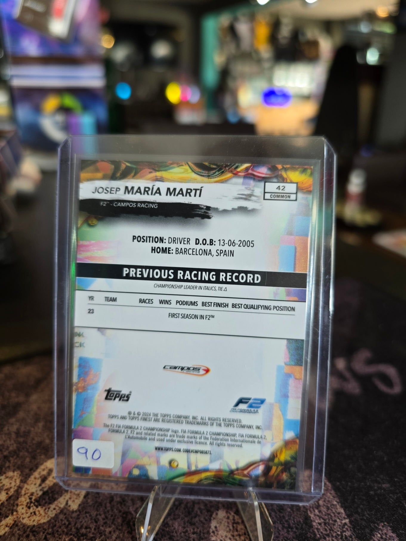 Topps Finest 2024 Formula 1 - Josep Maria Marti 179/200