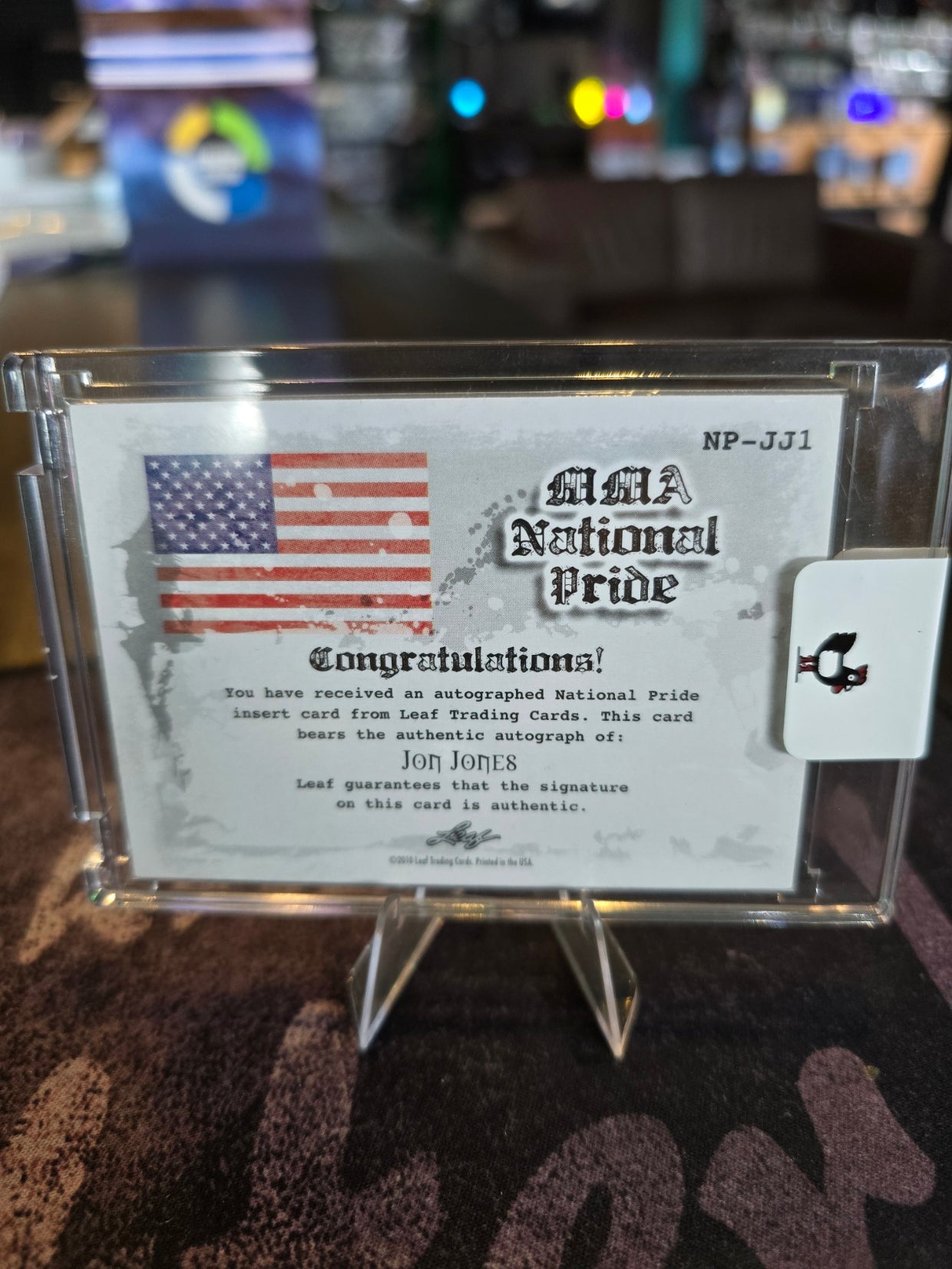 Leaf MMA National Pride 2010 - Jon Jones Auto - 59/60