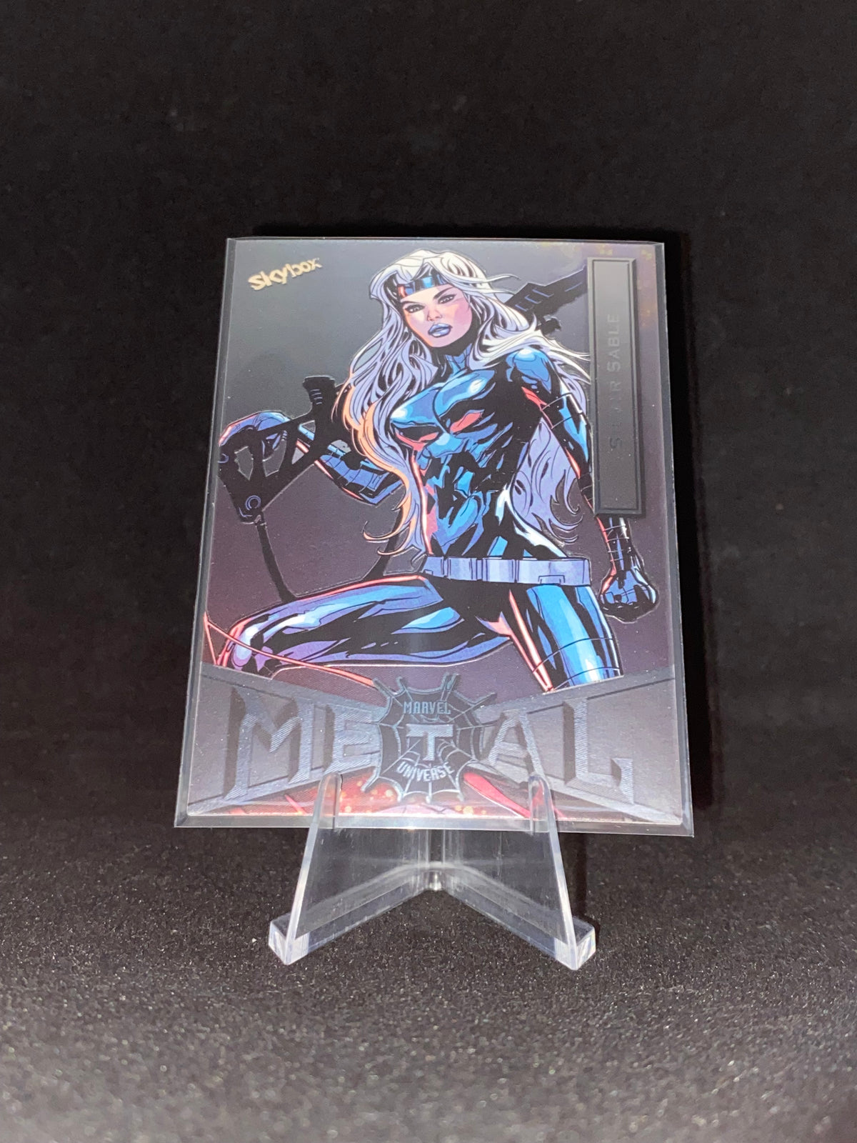 Marvel Metal Universe Spider-Man - Silver Sable - 81