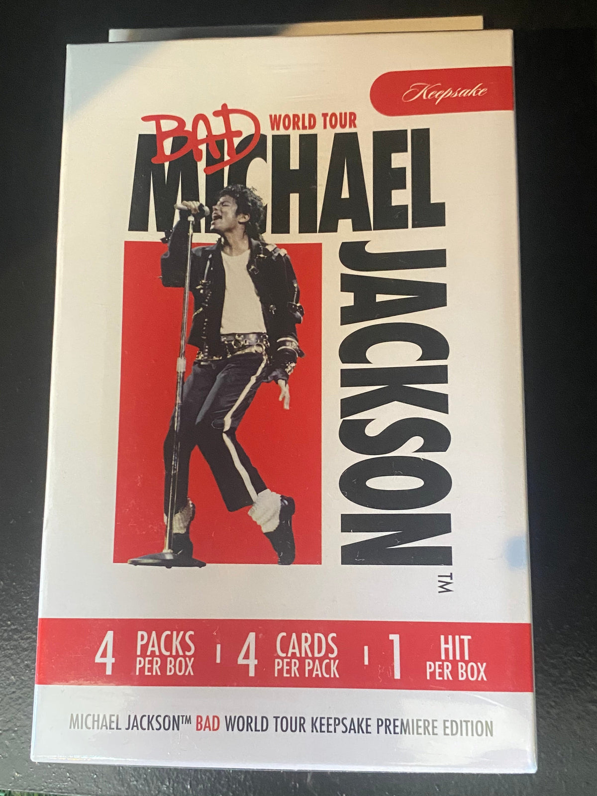 Michael Jackson Bad World Tour Keepsake Premiere Edition Sealed Blaster Box