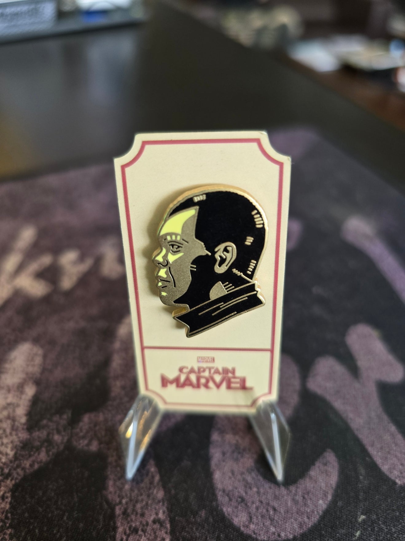 New Mondo - Captain Marvel 90's - Nick Fury - Enamel Pin