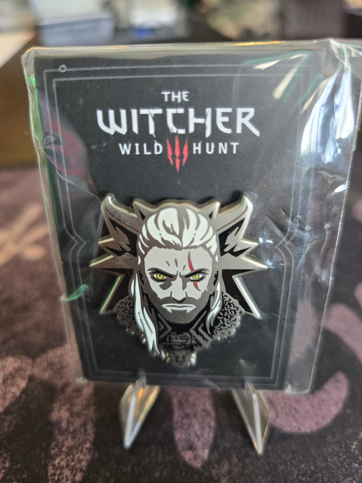 New Mondo - The Witcher 3 - Wild Hunt Geralt Silver Enamel Pin