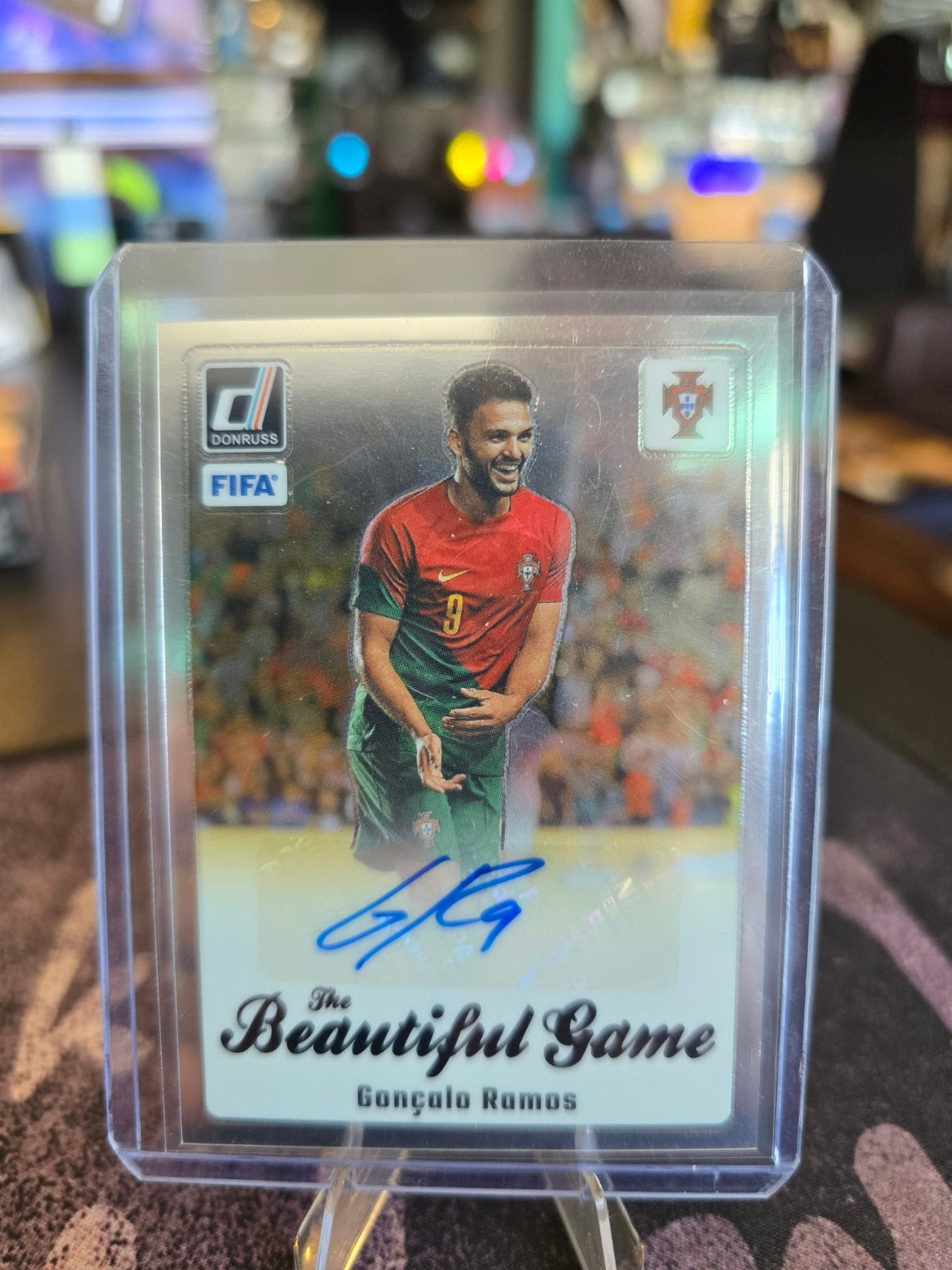 Panini 2023-24 Donruss Soccer - Goncalo Ramos BG GR - Portugal - Beautiful Game Auto