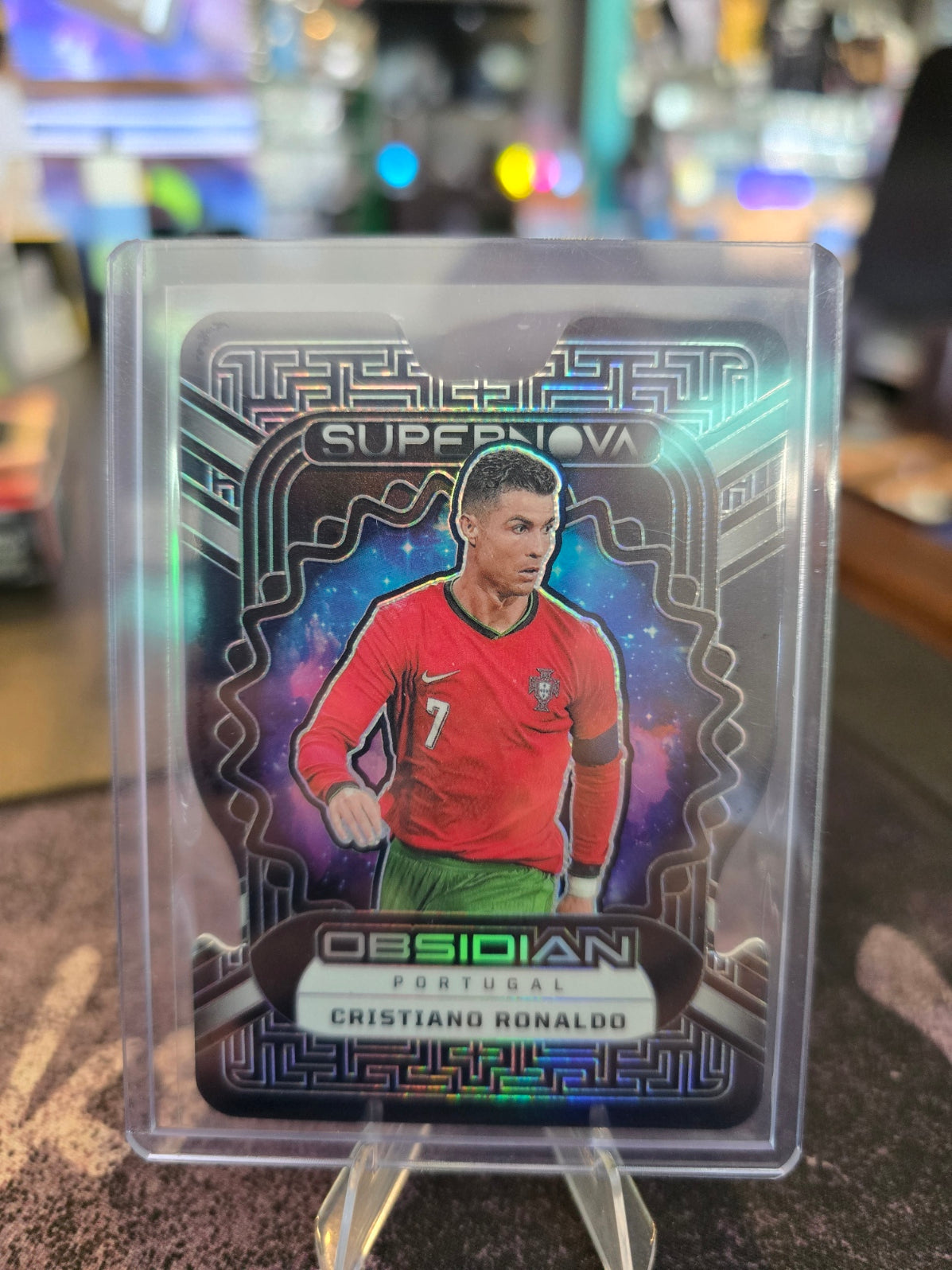 Panini 2023-24 Obsidian Soccer - Christiano Ronaldo 15 - Supernova 018/120