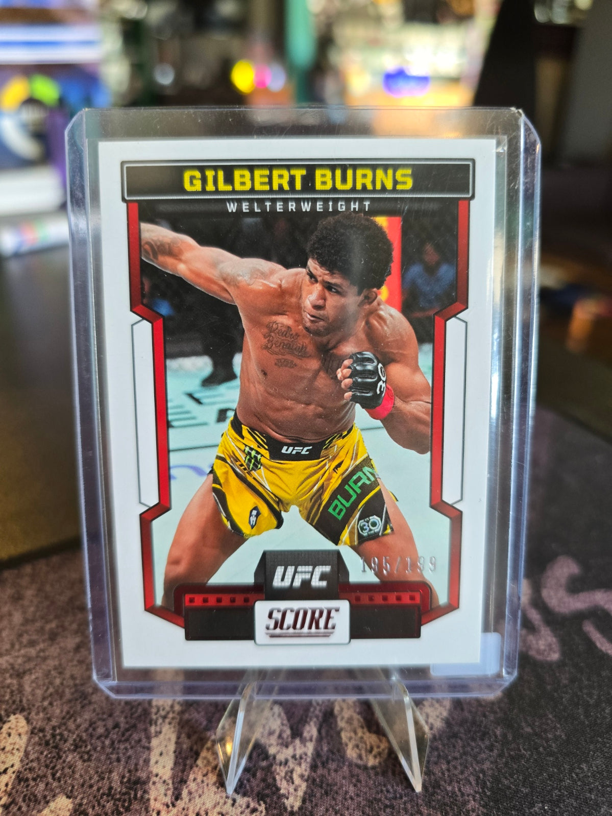 Panini Chronicles UFC 2023 - Gilbert Burns 196 - 195/199