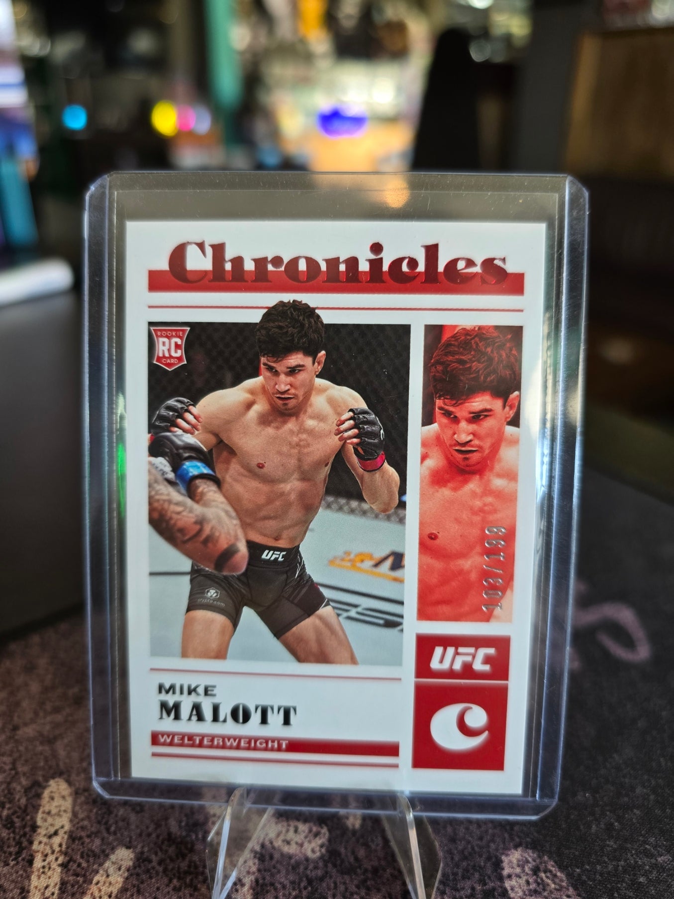 Panini Chronicles UFC 2023 - Mike Malott RC Rookie 72 - 109/199