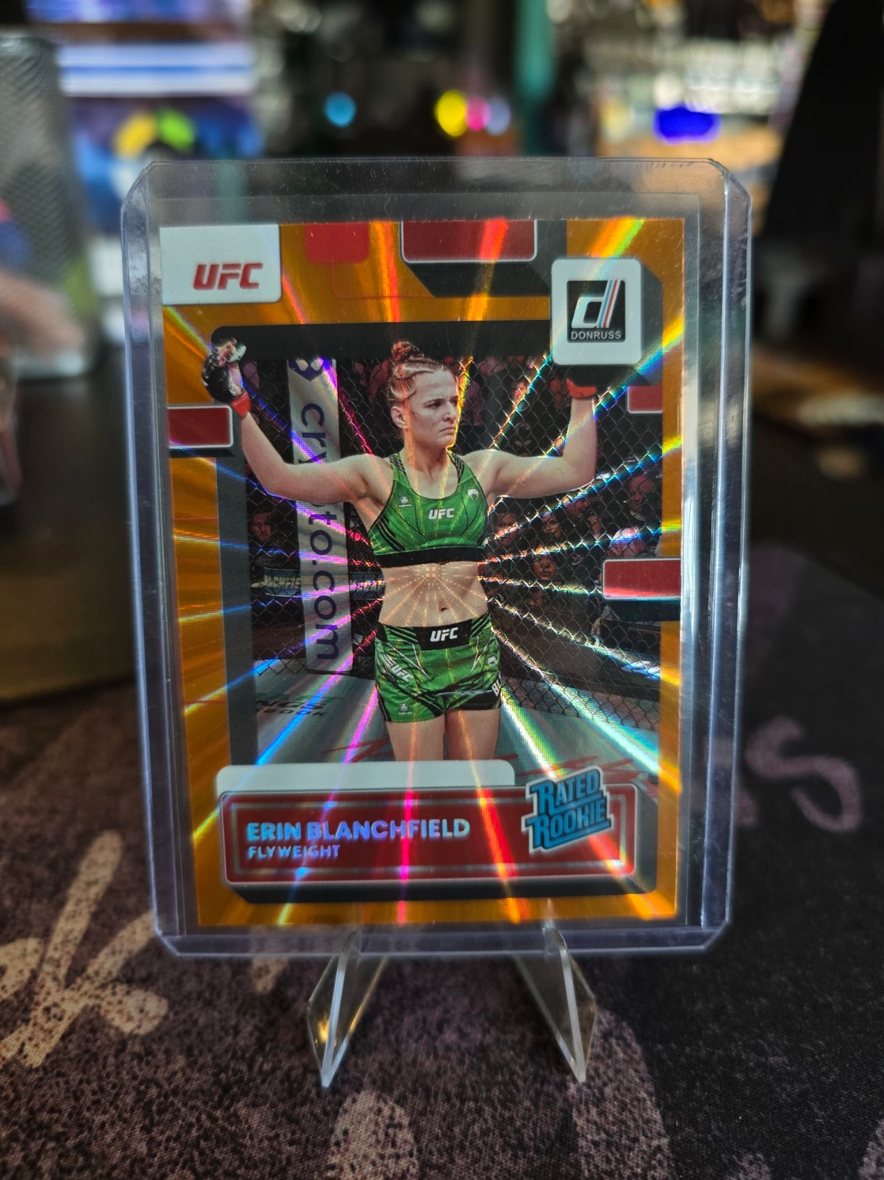Panini Donruss 2023 - Erin Blanchfield 217 - Orange Laser Rated Rookie