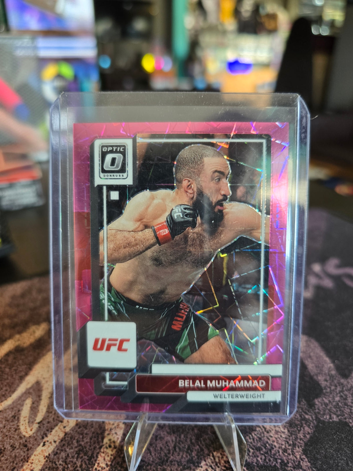 Panini Donruss Optic UFC 2023 - Belal Muhammad 43 - 18/79 Pink