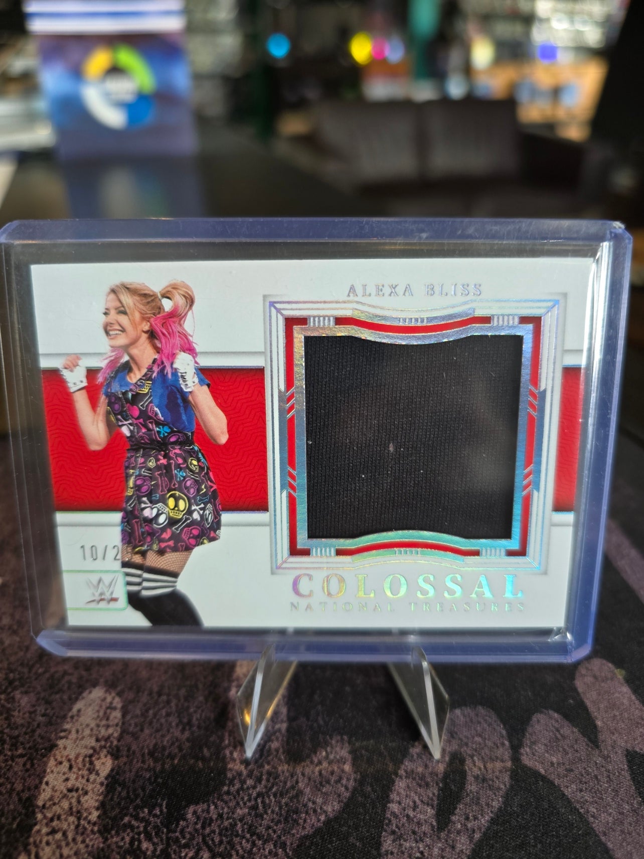 Panini National Treasures WWE 2024 - Alexa Bliss CL-ABS - Colossal Materials 10/25