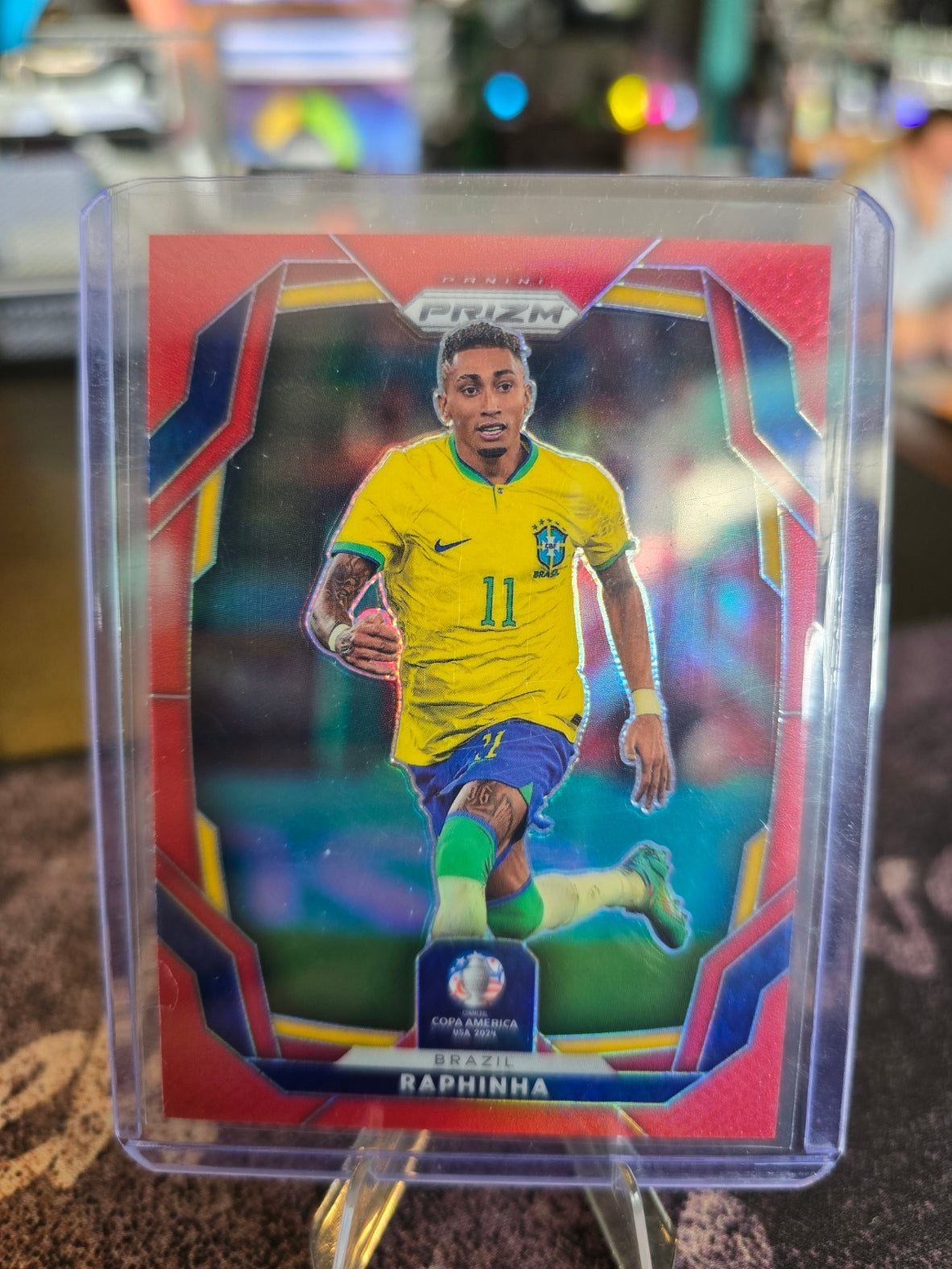 Panini Prizm Copa 2024 - Raphinha 26 - Brazil - 103/199