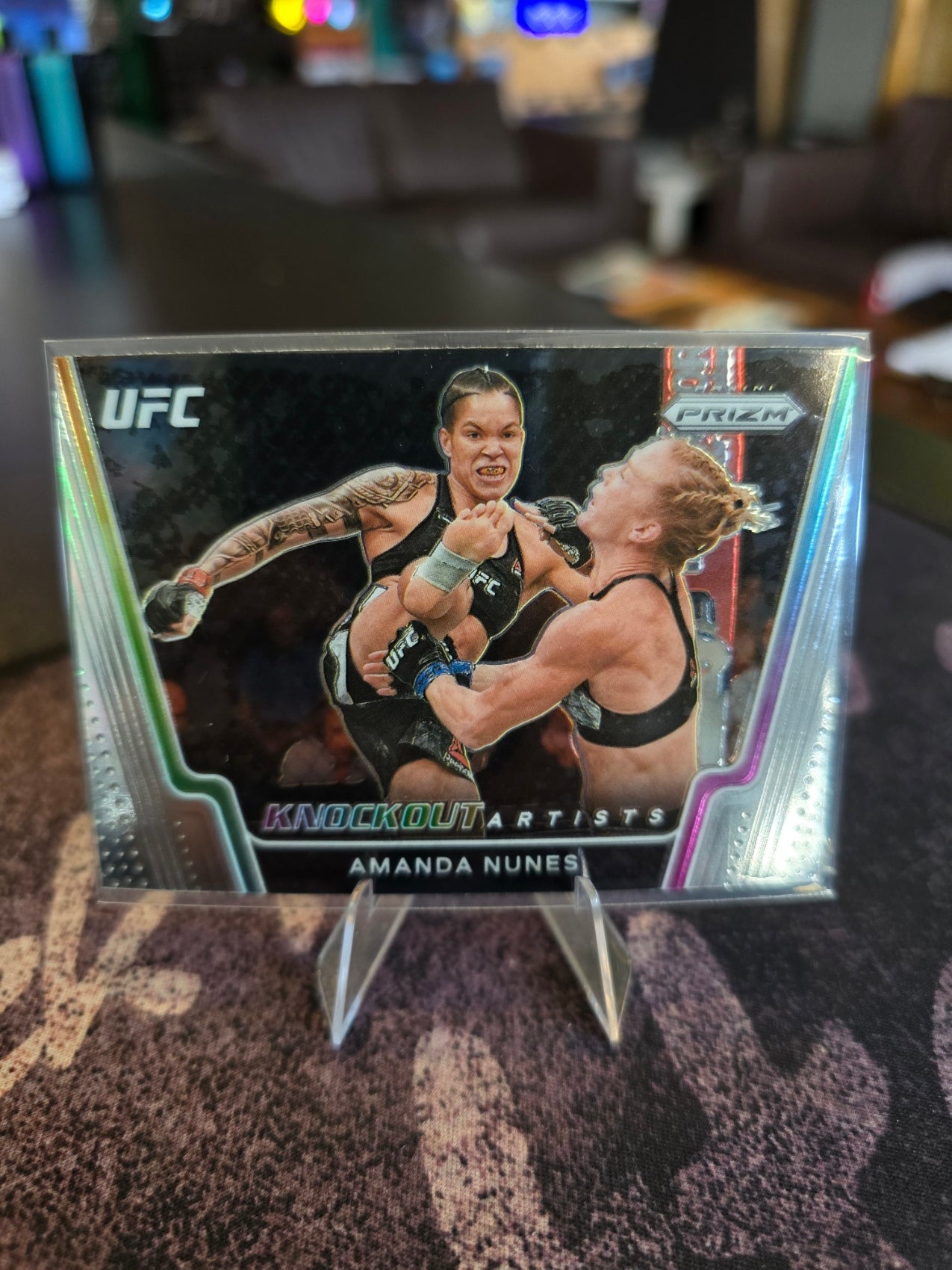 Panini Prizm UFC 2021 - Amanda Nunes 11 - Knockout Artist