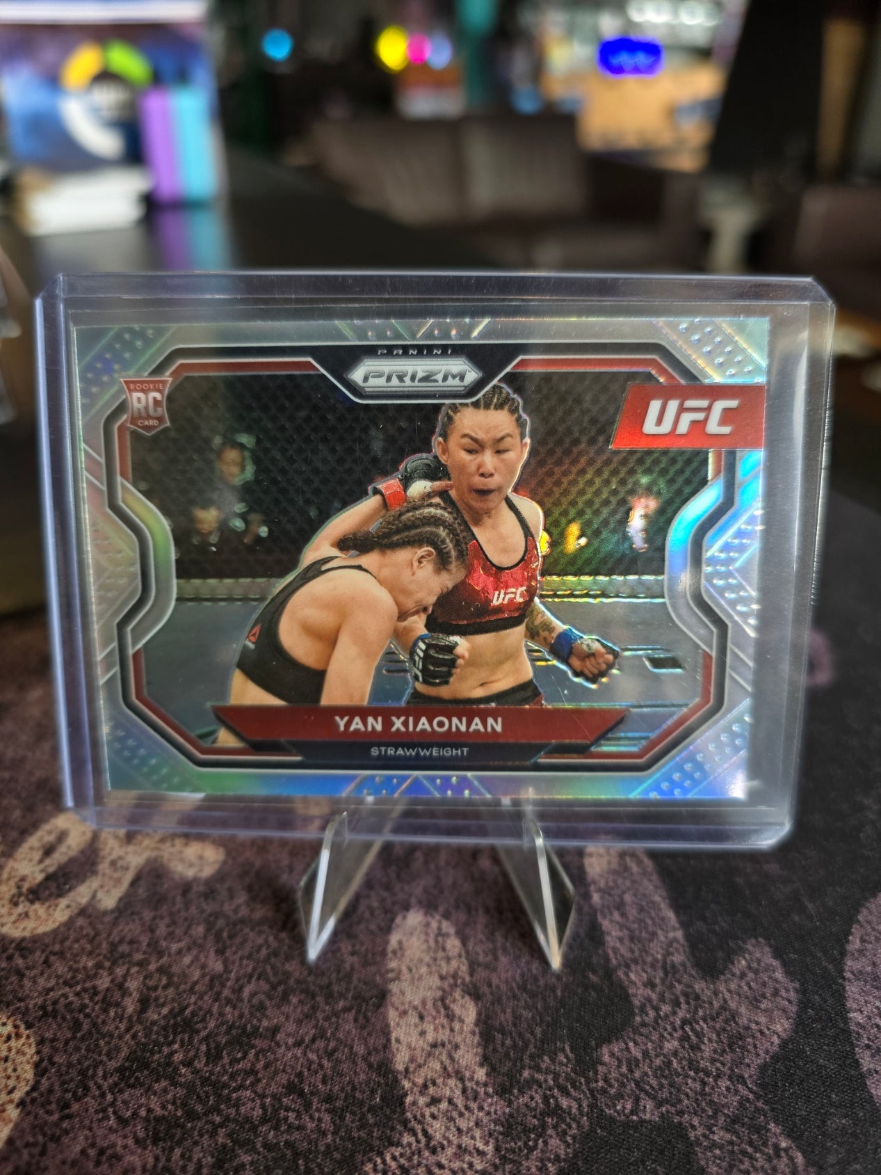 Panini Prizm UFC 2021 - Yan Xaonan 169 RC Rookie - Prizm