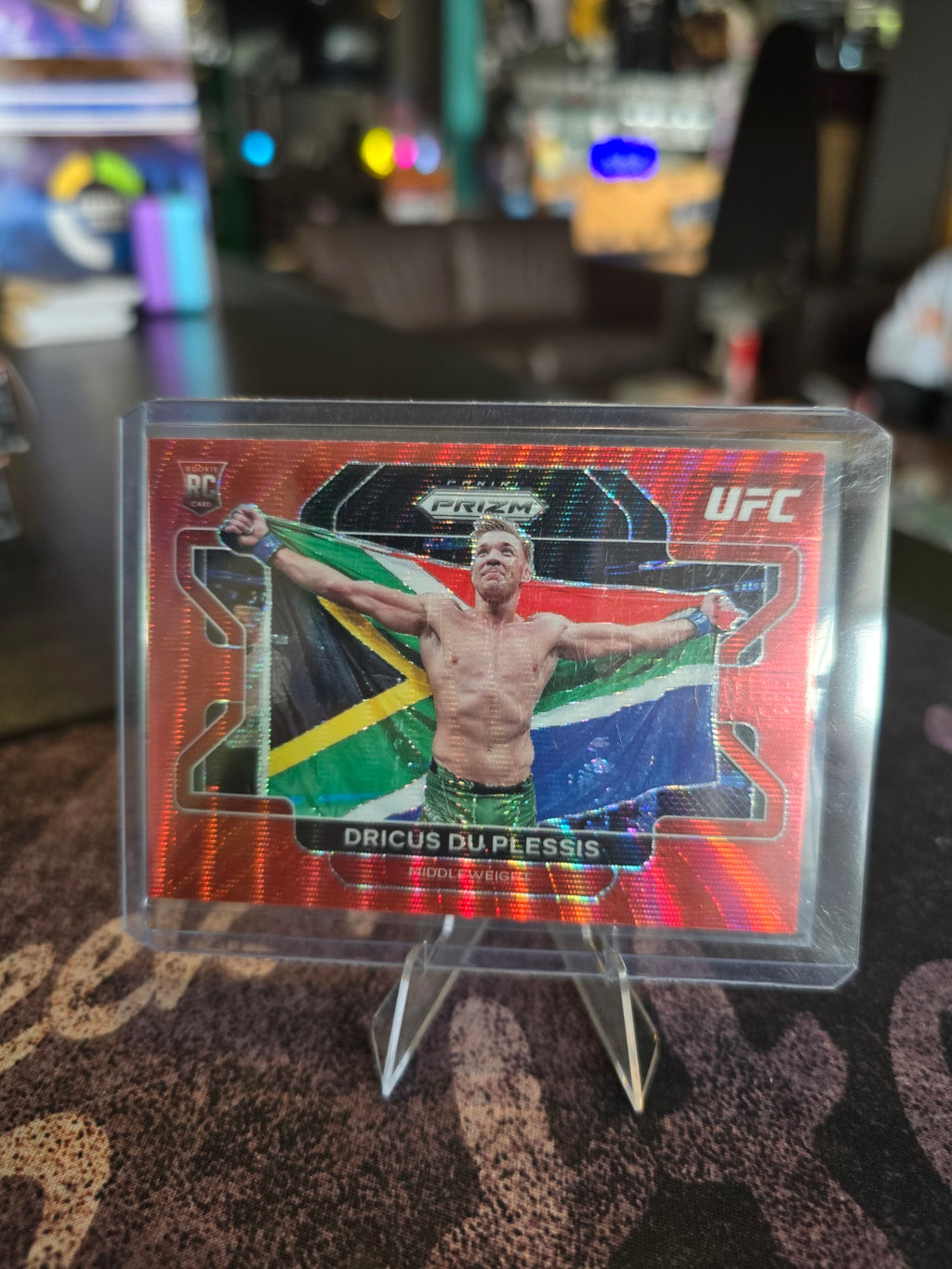 Panini Prizm UFC 2022 - Dricus Du Plessis 92 RC Rookie Red