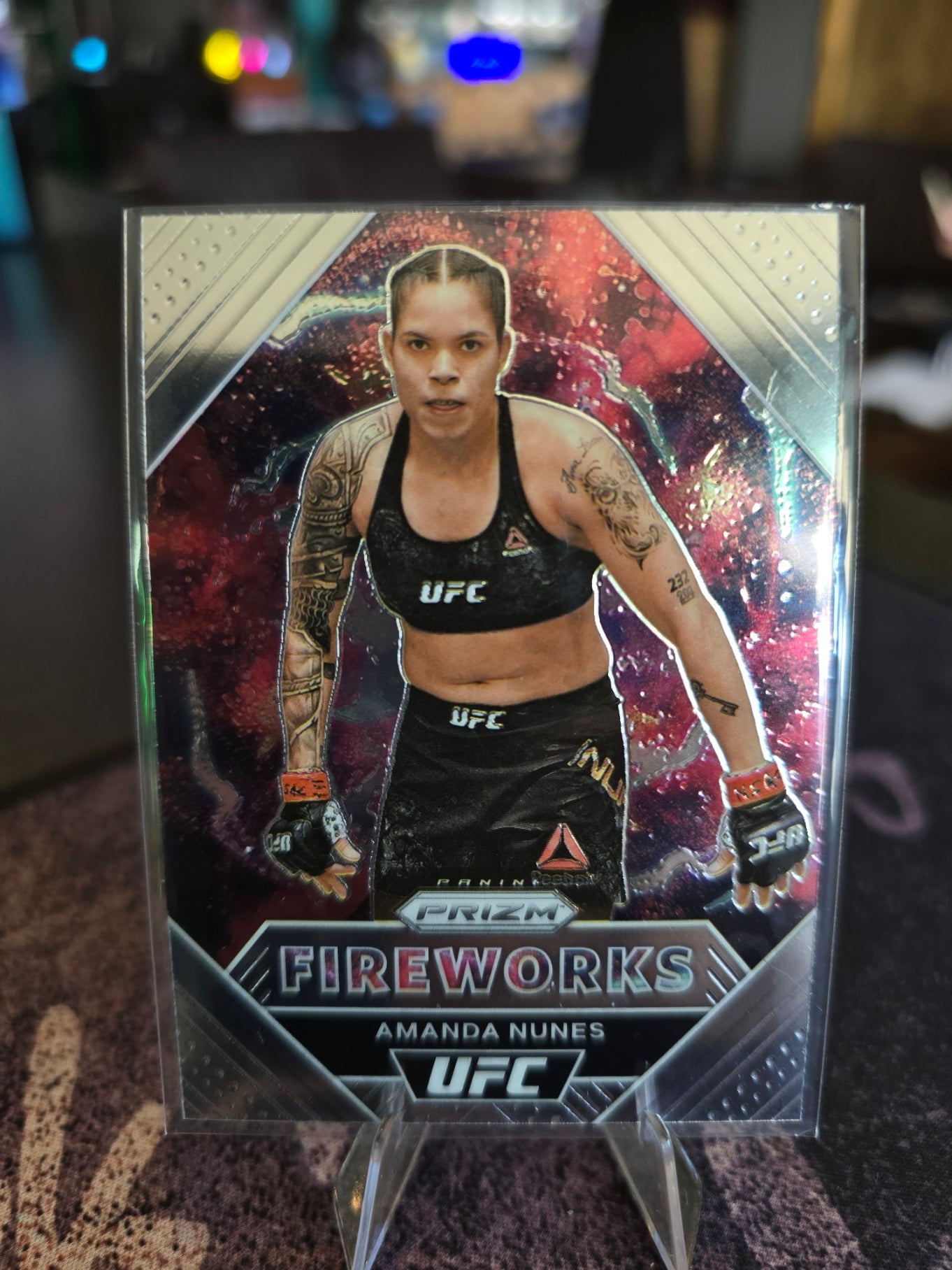 Panini Prizm UFC 2023 - Amanda Nunes 23 - Fireworks
