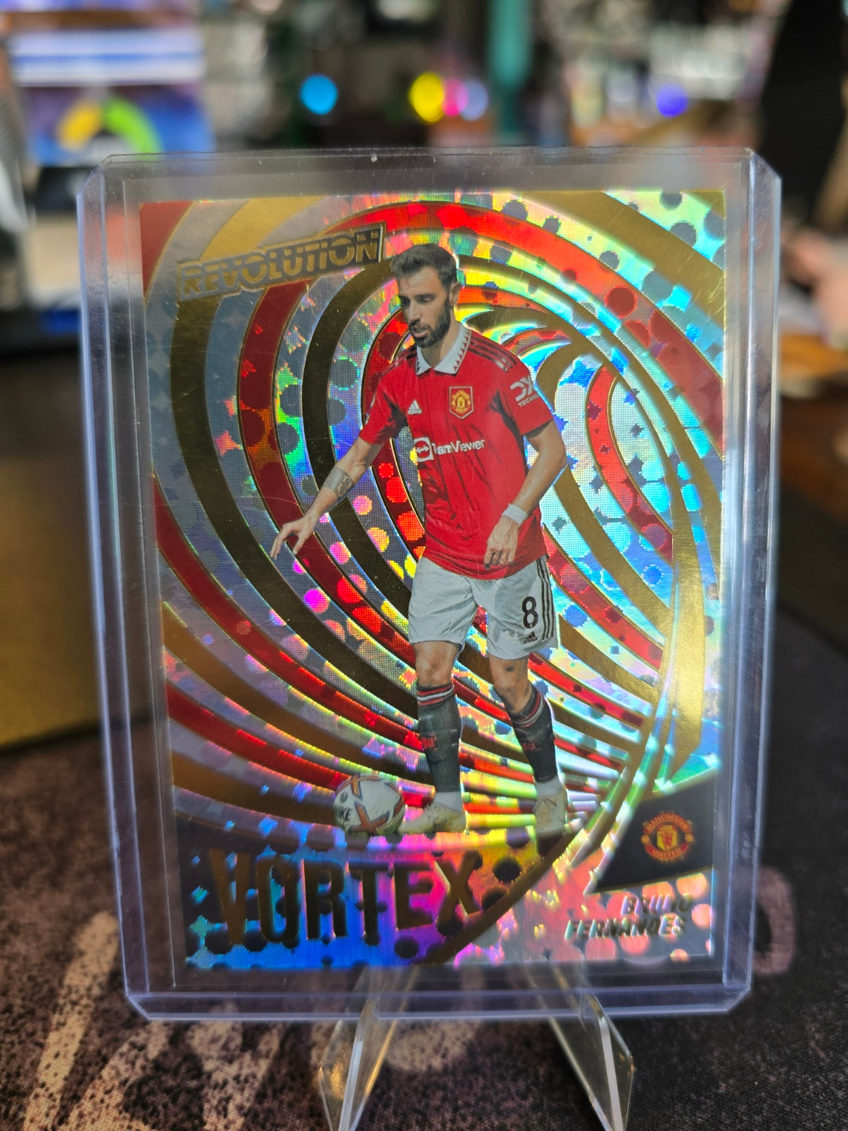 Panini Select 2023-24 PLS - Bruno Fernandes 29 - Manchester United - Vortex