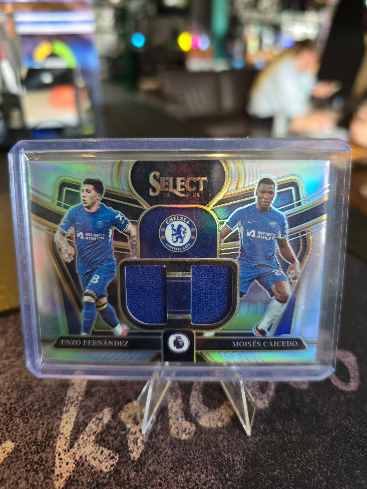 Panini Select 2023-24 PLS - Enzo Fernandez Moises Caicedo DS-EM - Chelsea - Dual Swatches