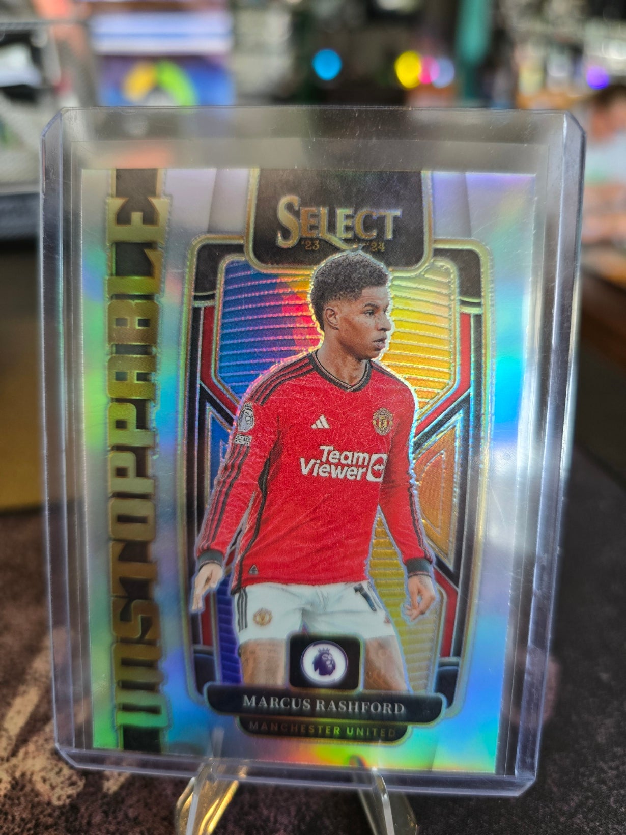 Panini Select 2023-24 PLS - Marcus Rashford 14 - Manchester United - Unstoppable 