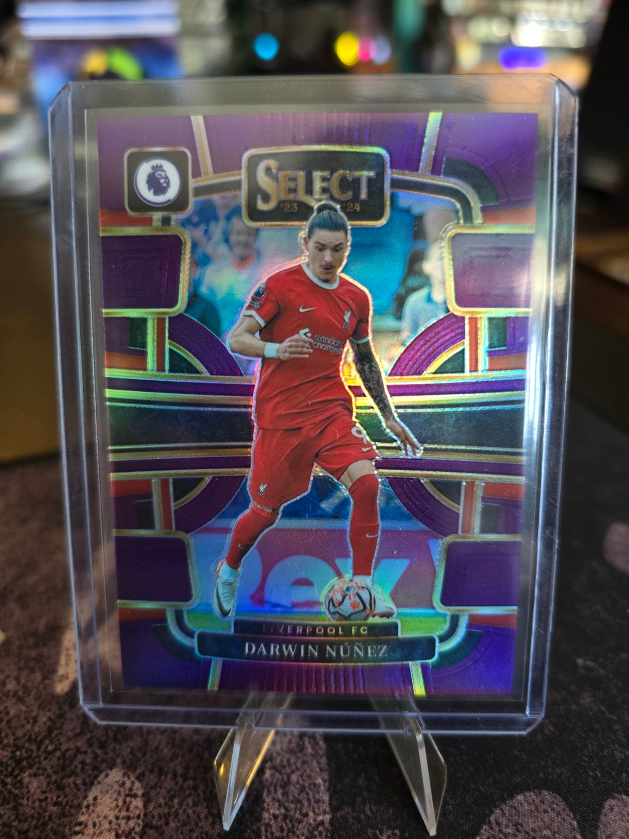 Panini Select Premier League Soccer 2023-24 - Darwin Nunez 51 - Liverpool FC - 043/149 Purple