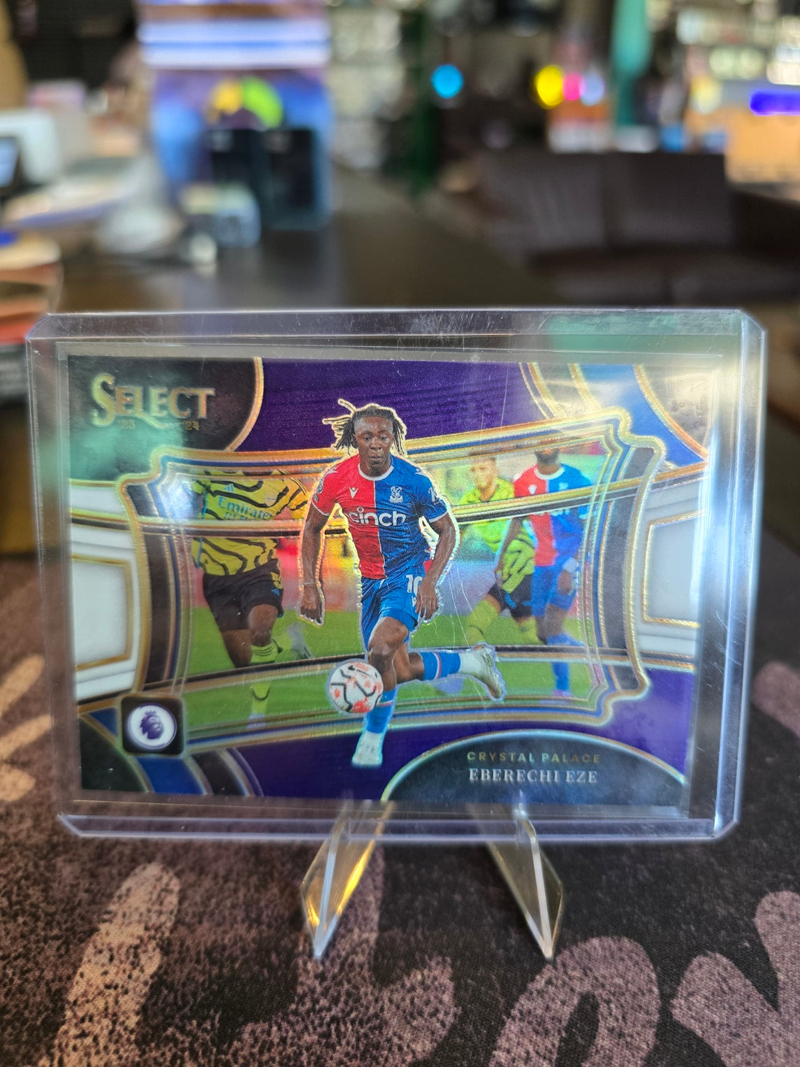 Panini Select Premier League Soccer 2023-24 - Eberechi Eze 234 - Crystal Palace - Purple Field Level