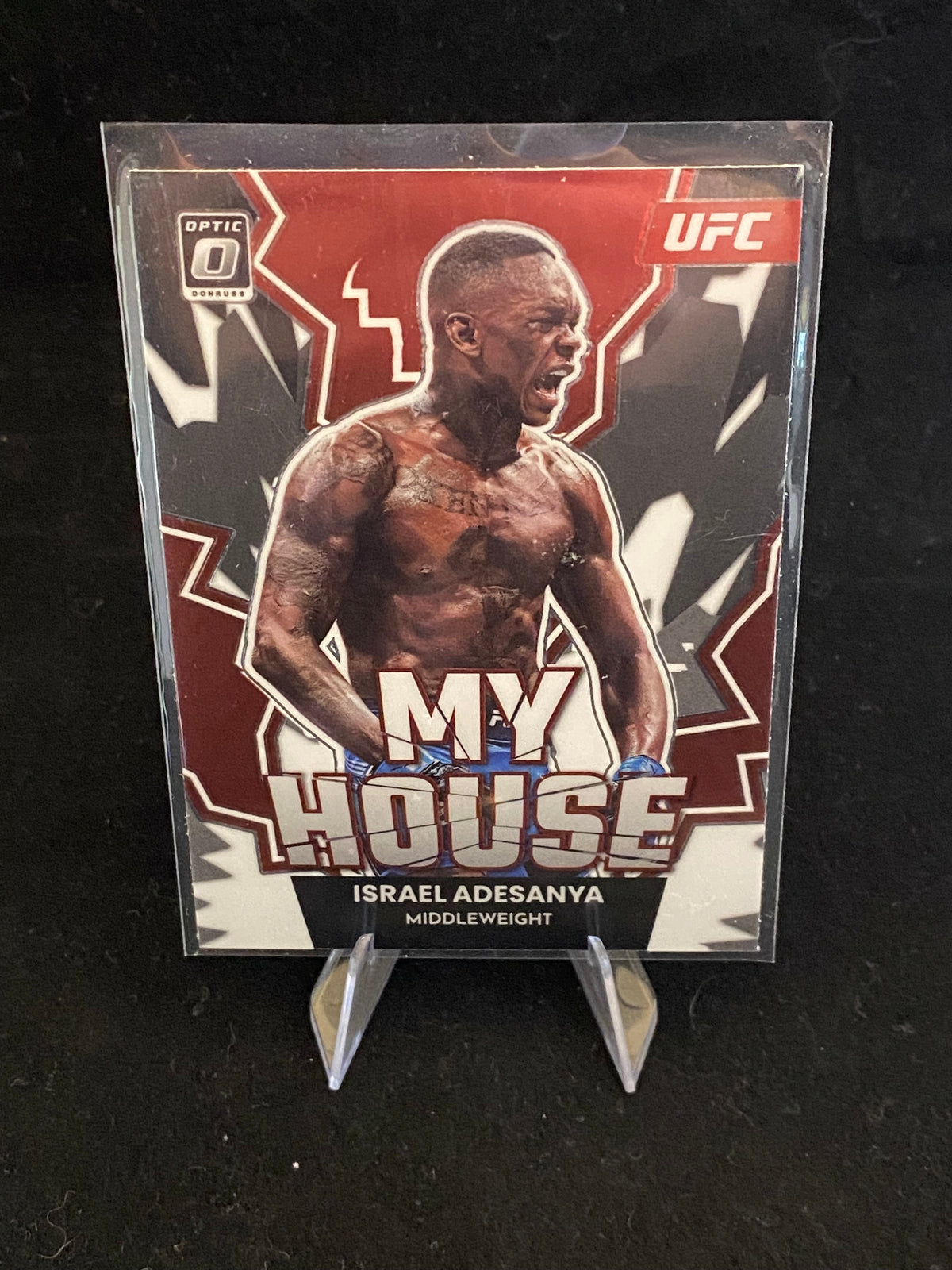 Panini Donruss Optic UFC - Israel Adesanya - My House - No.6