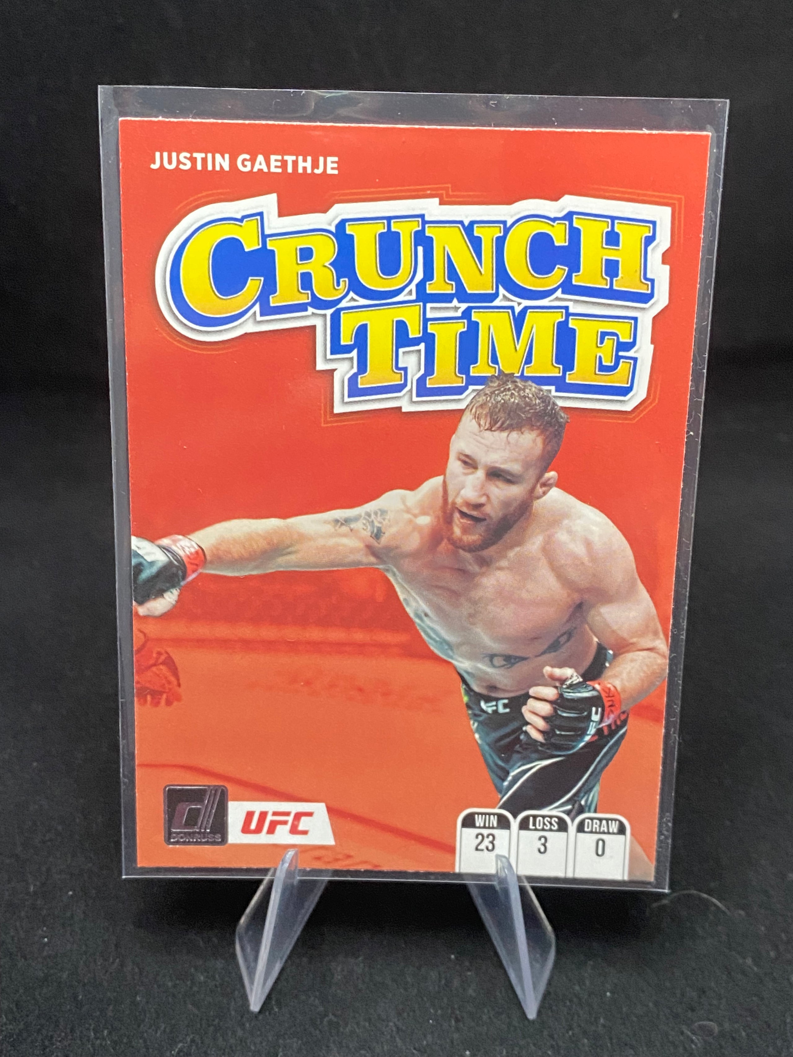 Panini Donruss UFC 2022 - Justin Gaethje - Crunch Time - No. 2