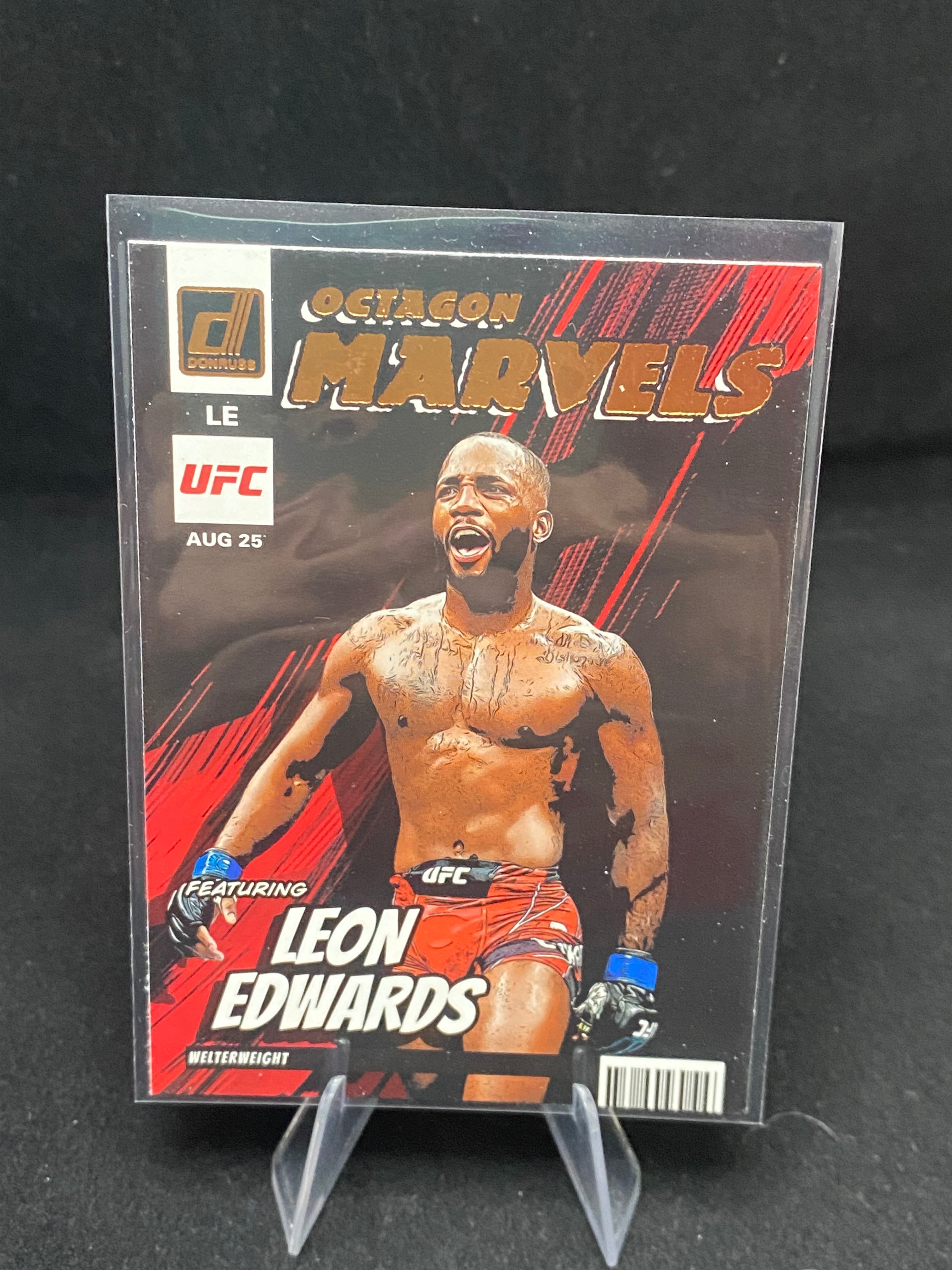 Panini Donruss UFC 2023 - Leon Edwars - Octagon Marvels  -No. 18