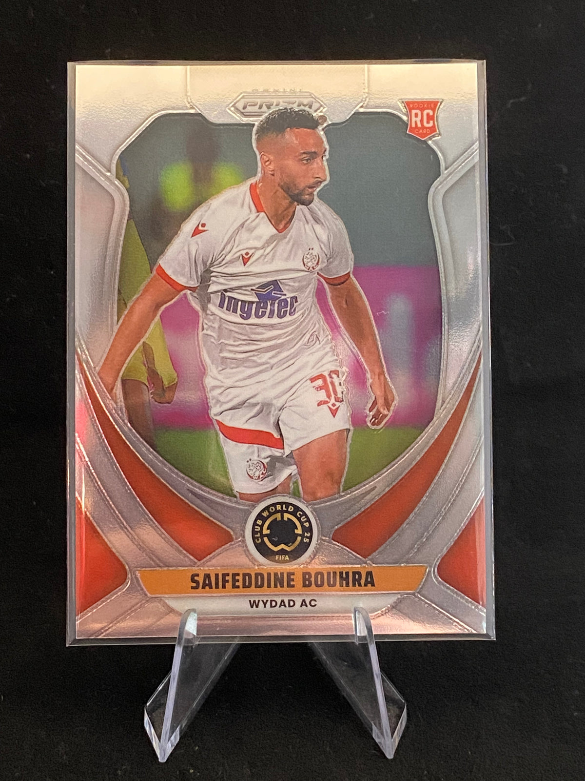 Panini Prizm FIFA Club World Cup 2025 -Saifeddine Bouhra - RC - Rookie Card - No.198